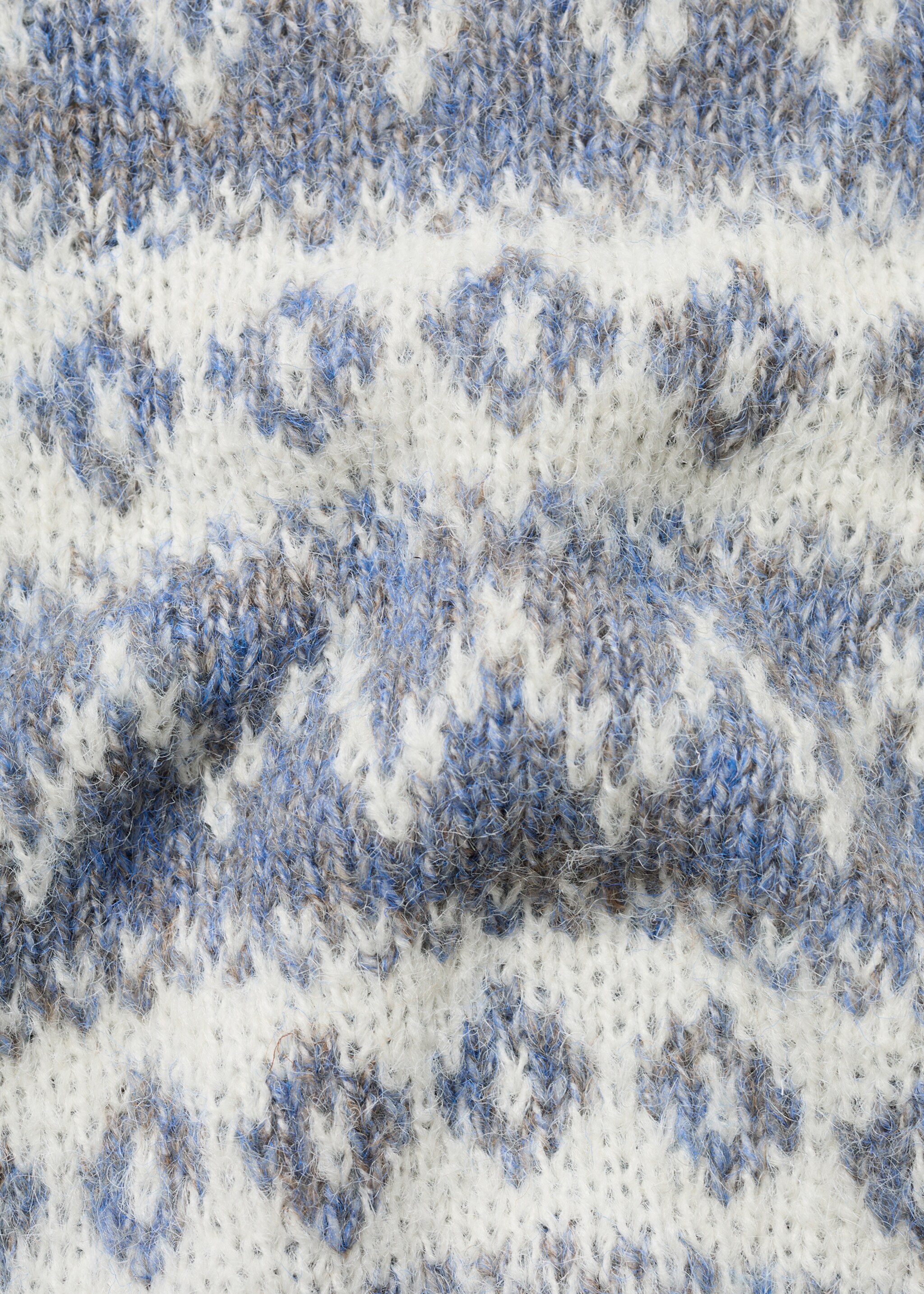 Pull-over jacquard - Détail de l'article 0, Bleu. Ref: 77046339-00.