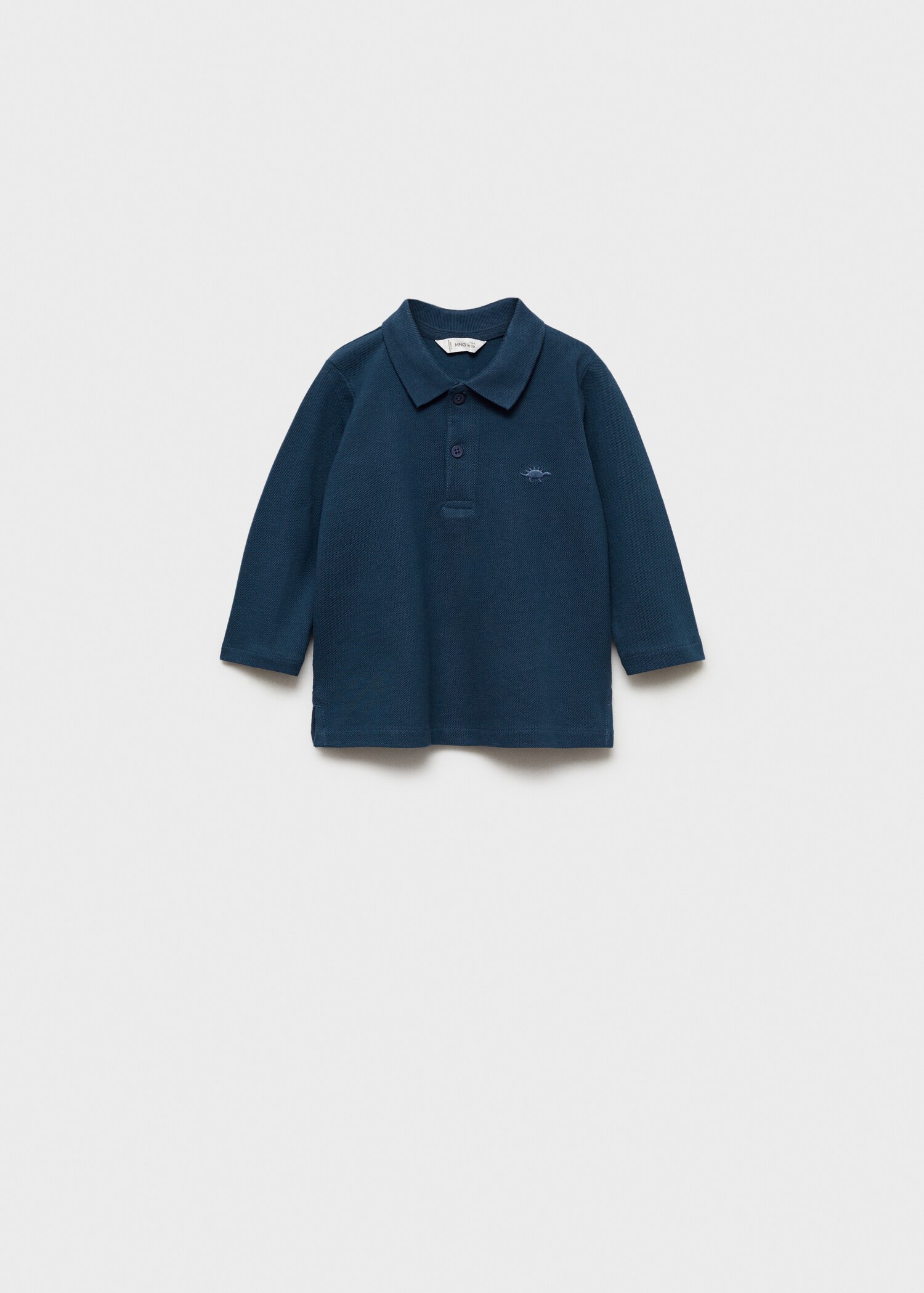 Long sleeves cotton polo - Article without model