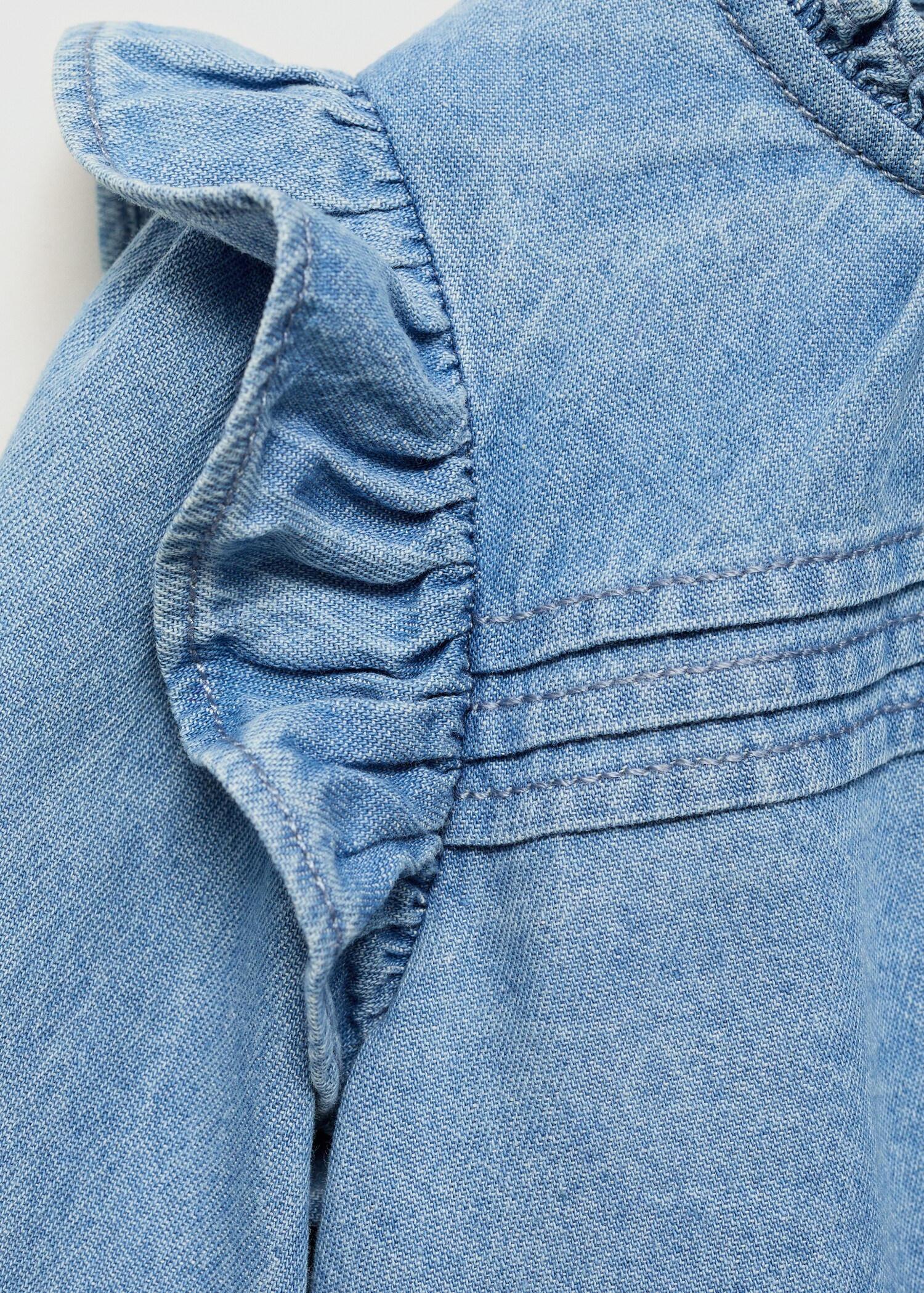 Blusa denim volante - Detalle del artículo 8