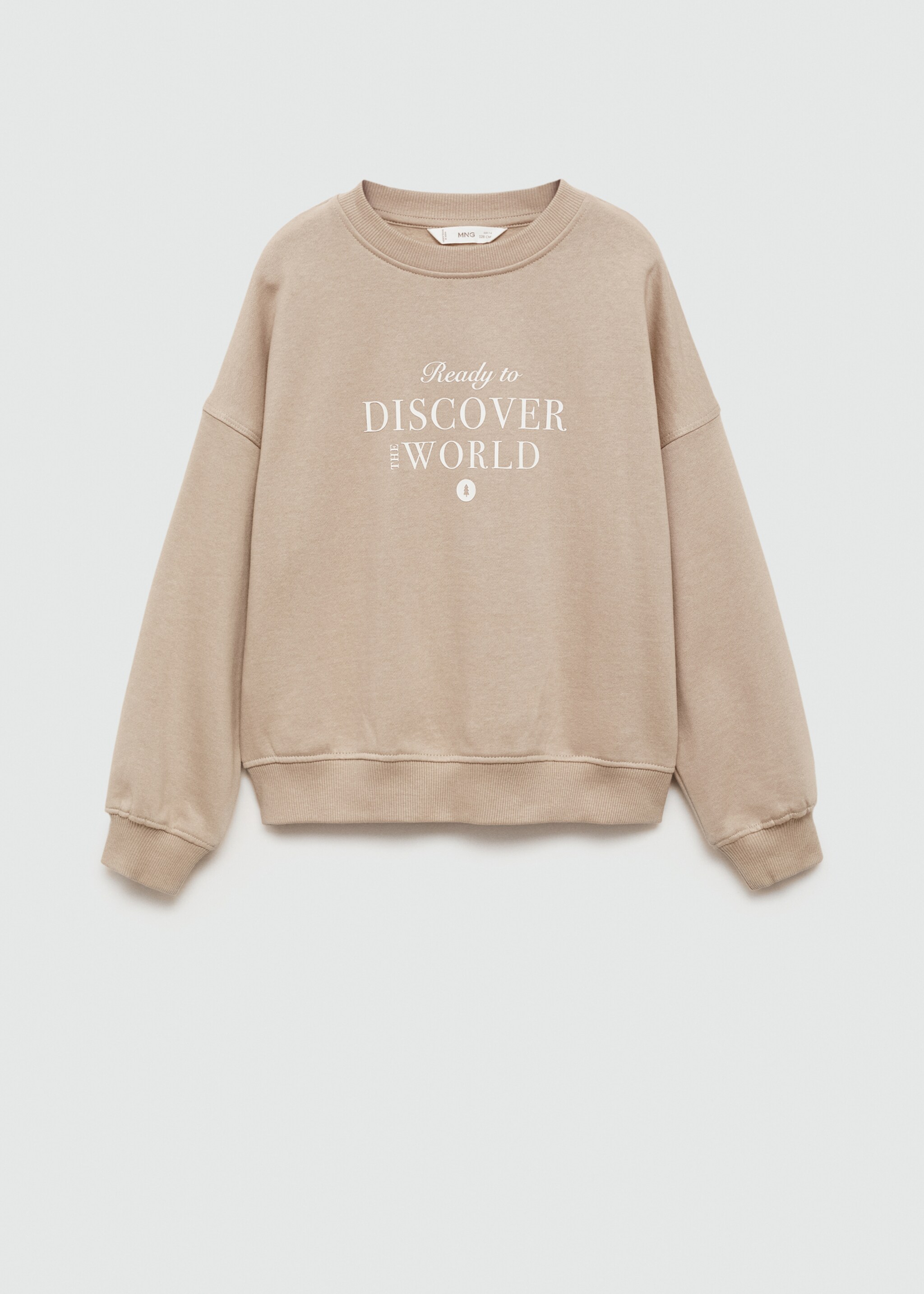 Printed cotton sweatshirt - Article without model