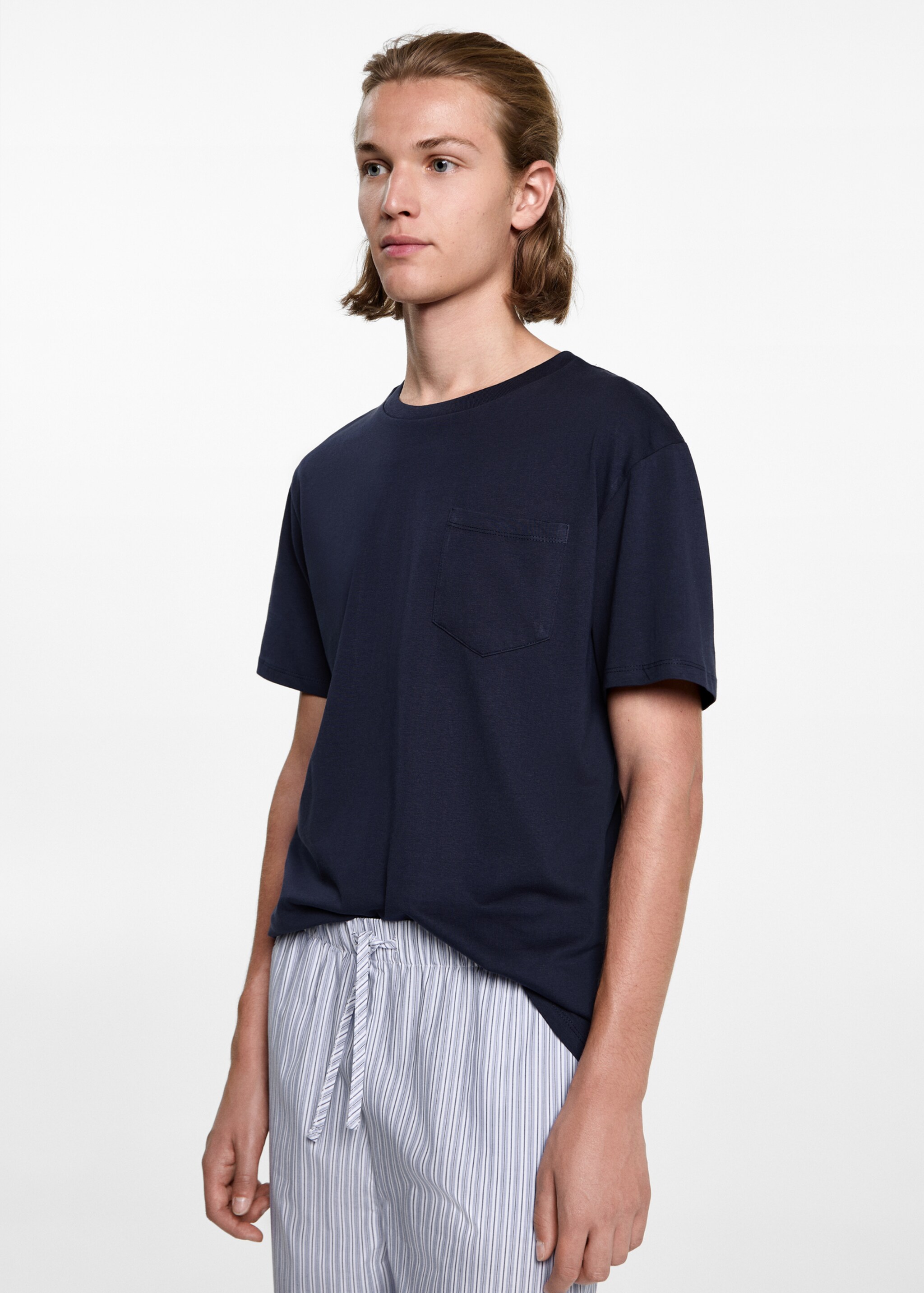 Striped long pyjamas - Medium plane