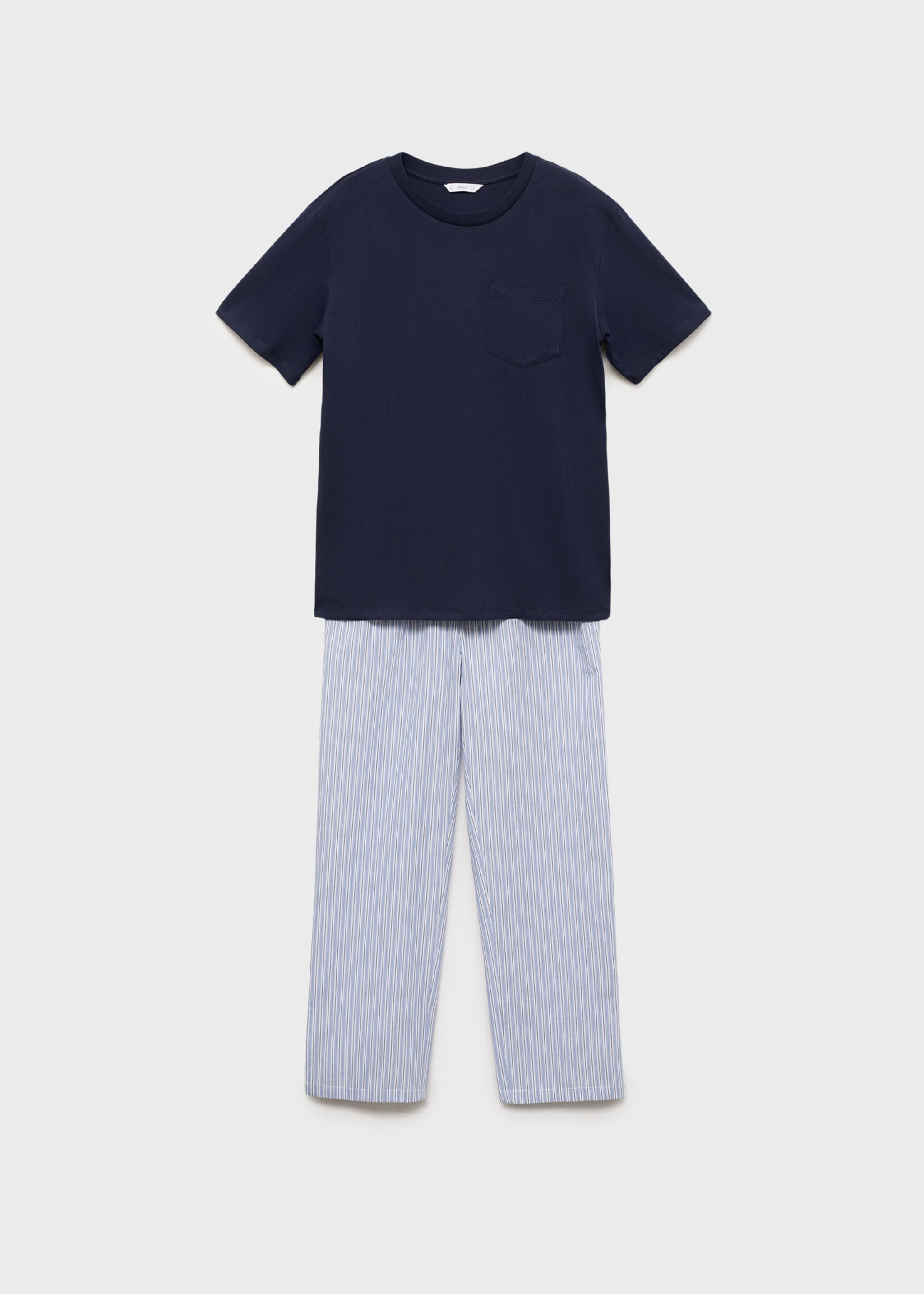 Striped long pyjamas - Article without model