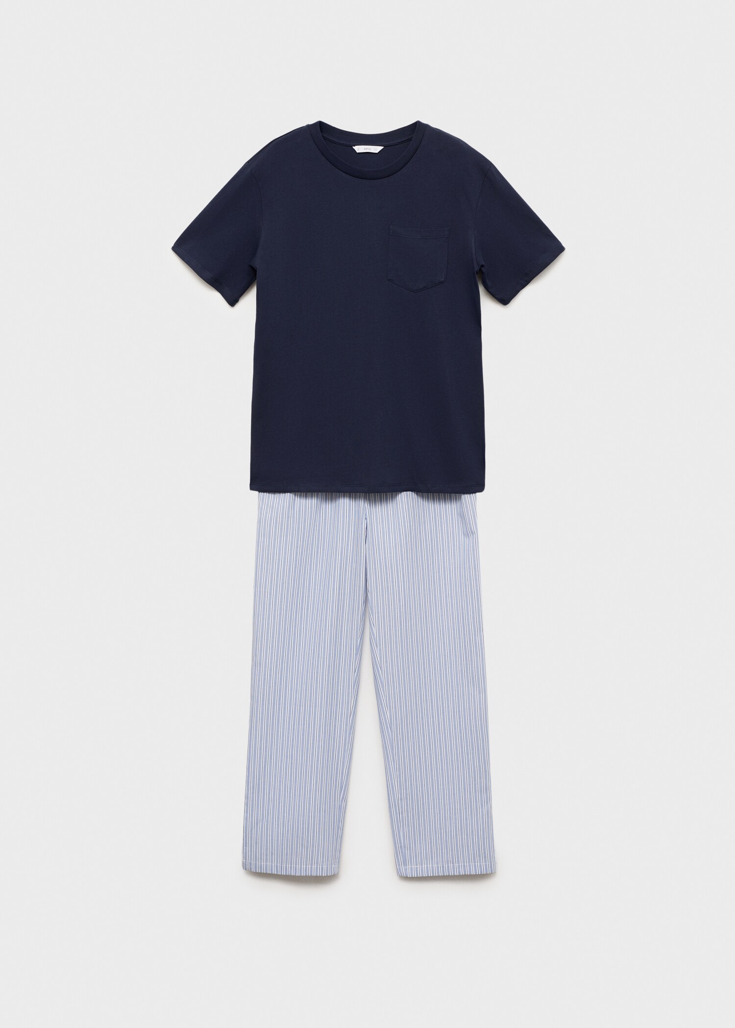 Pyjama long à rayures - Article sans modèle