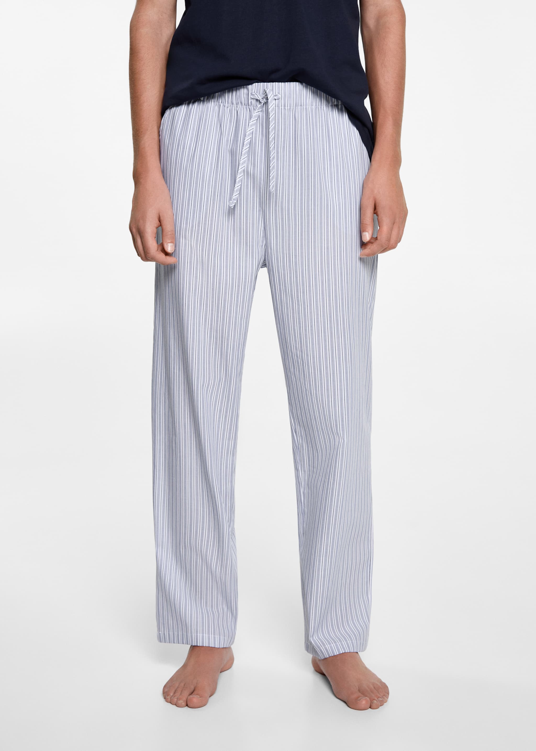 Striped long pyjamas - Details of the article 6