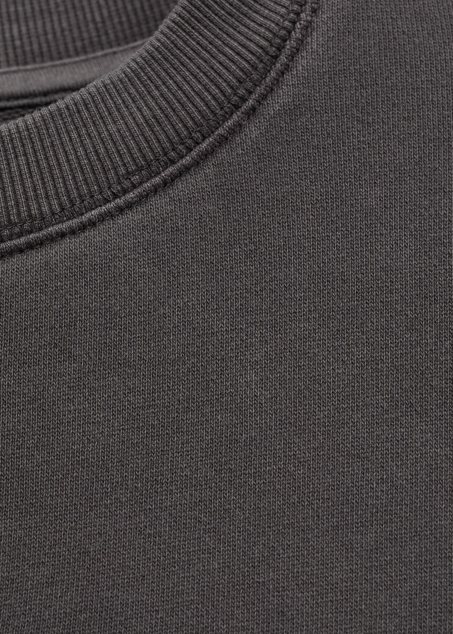 Embroidered detail cotton sweatshirt - Details of the article 0