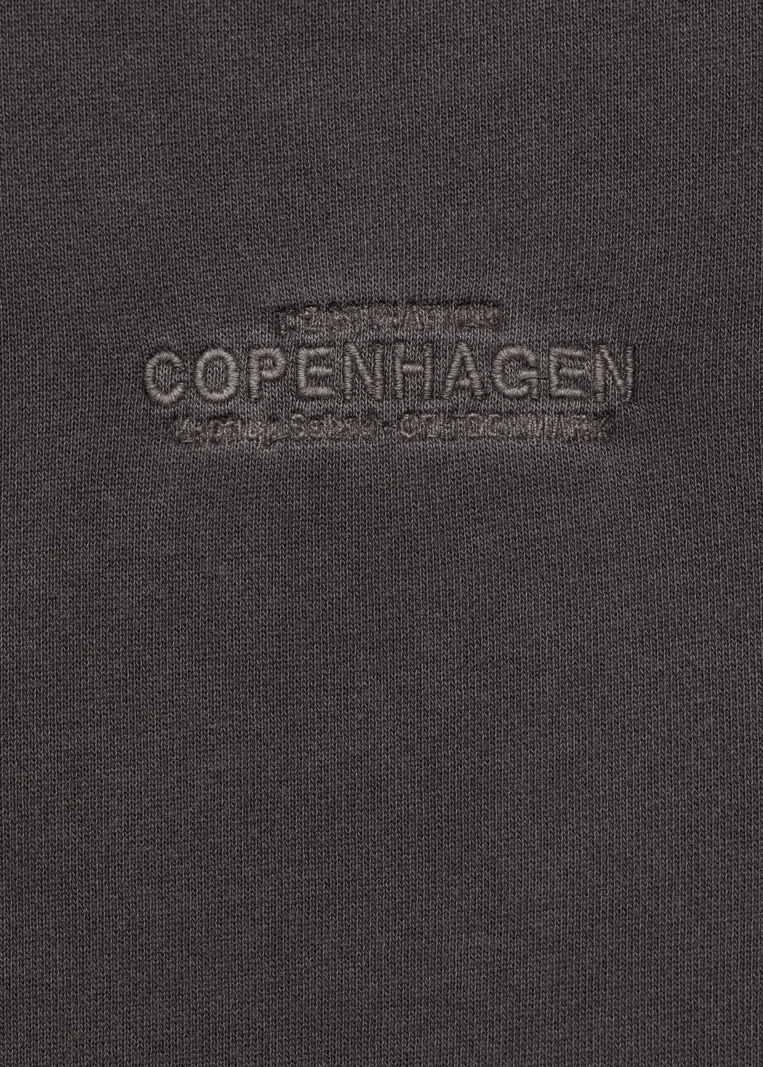 Embroidered detail cotton sweatshirt - Details of the article 8