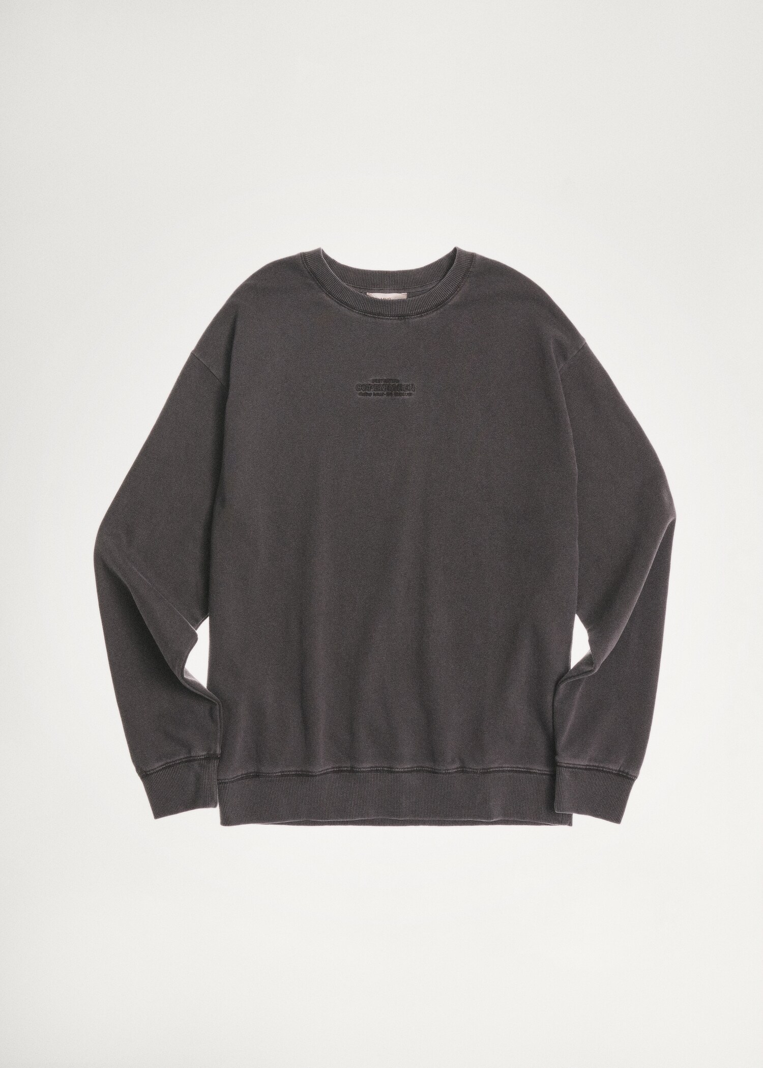 Embroidered detail cotton sweatshirt - Details of the article 9