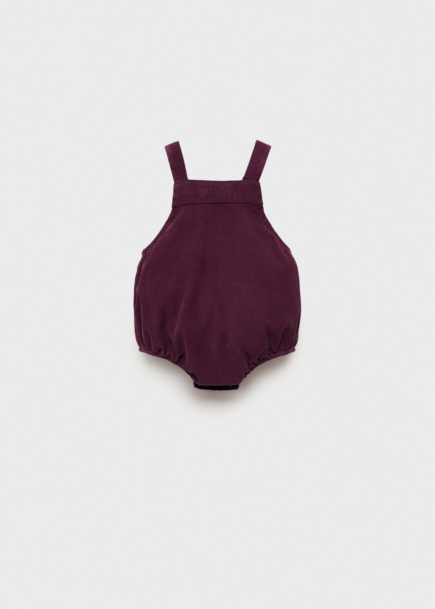 Corduroy romper - Reverse of the article