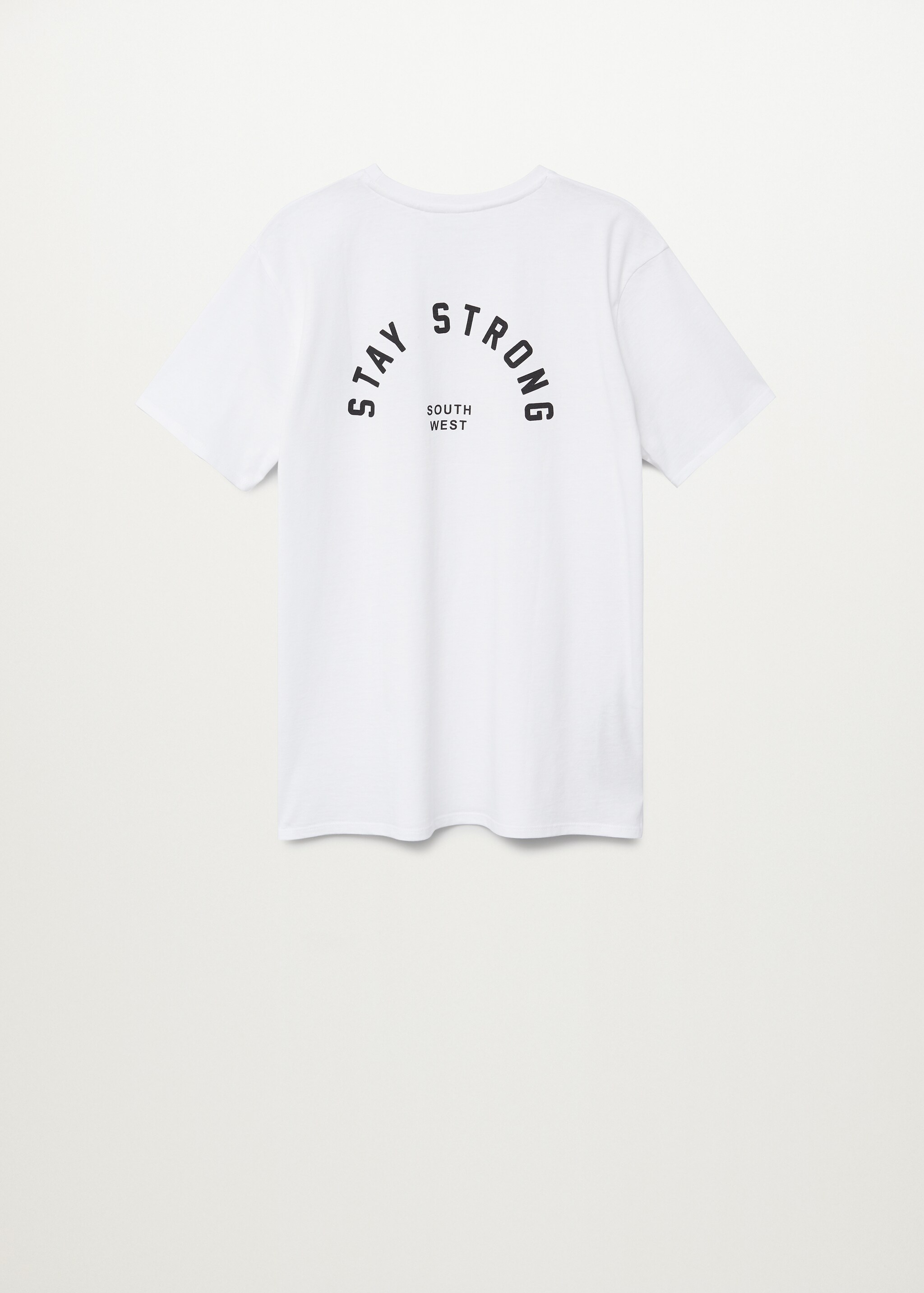 Camiseta algodón orgánico mensajes - Reverso del artículo