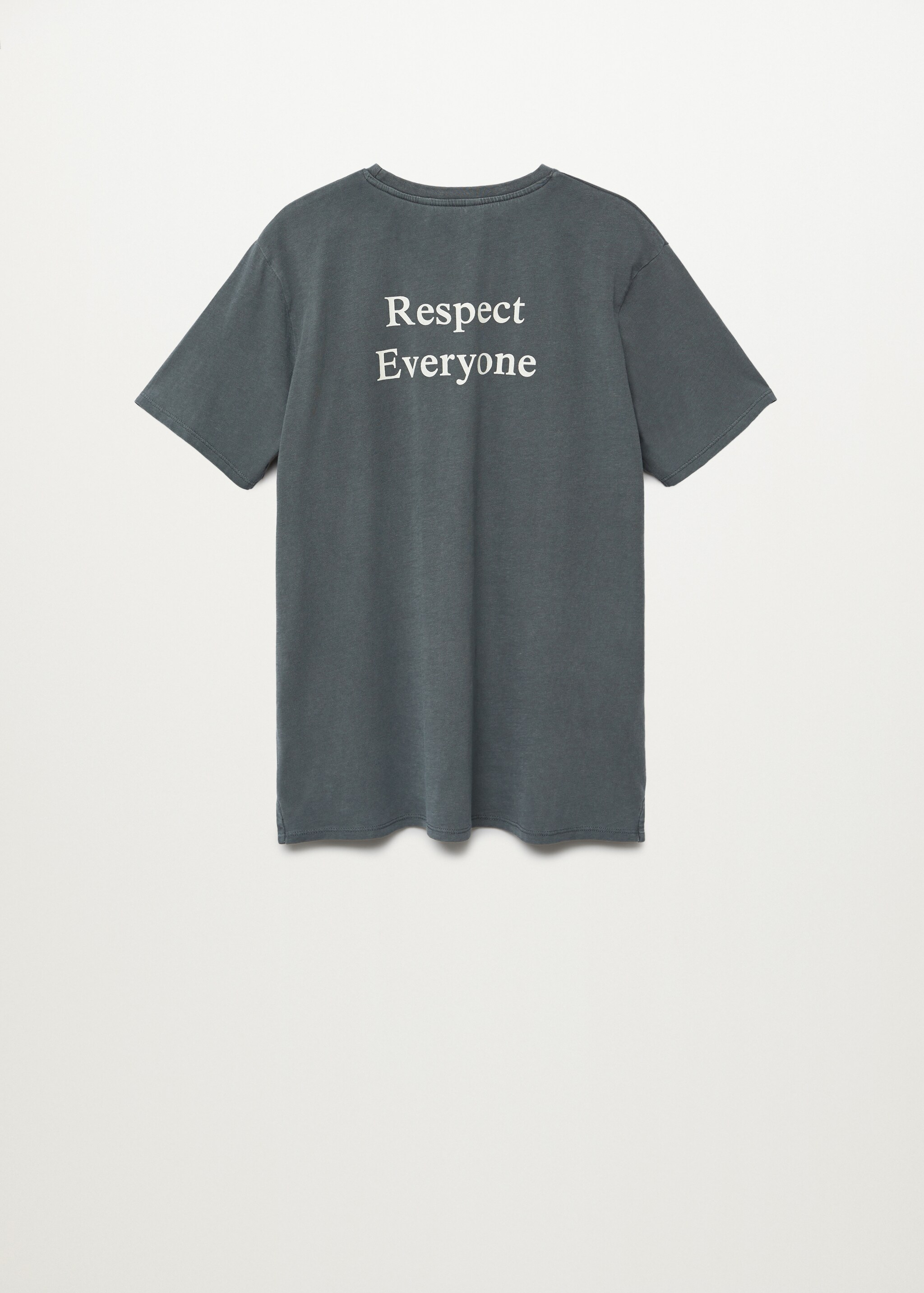 Camiseta algodón orgánico mensajes - Reverso del artículo
