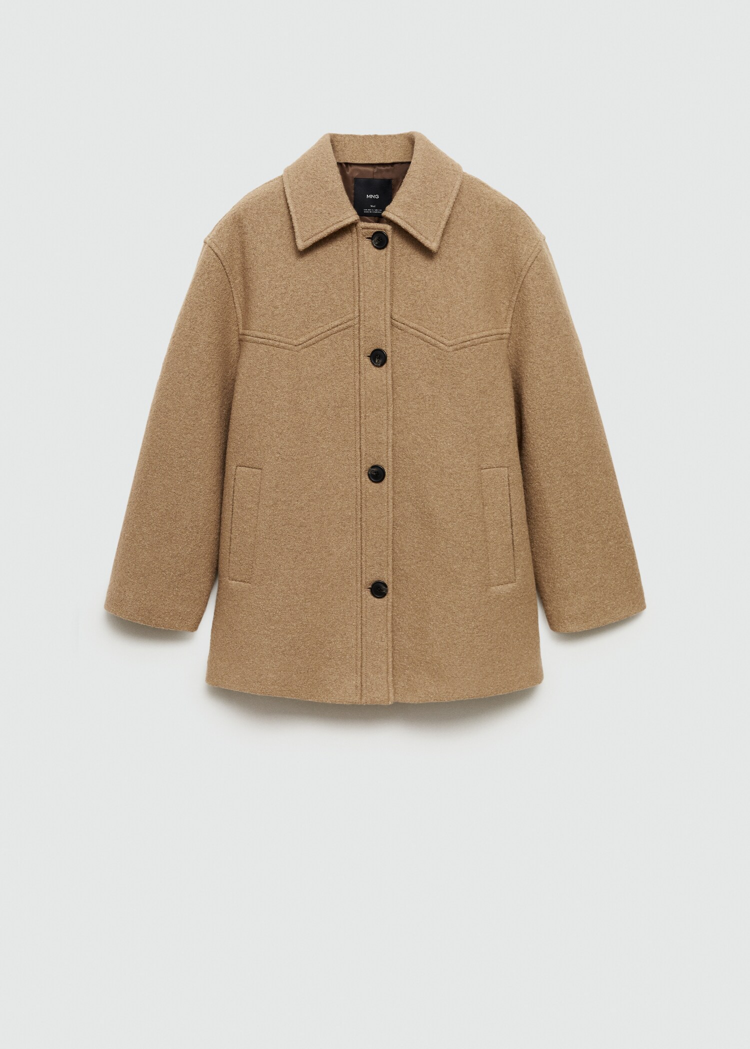 Oversize wool coat - Article without model