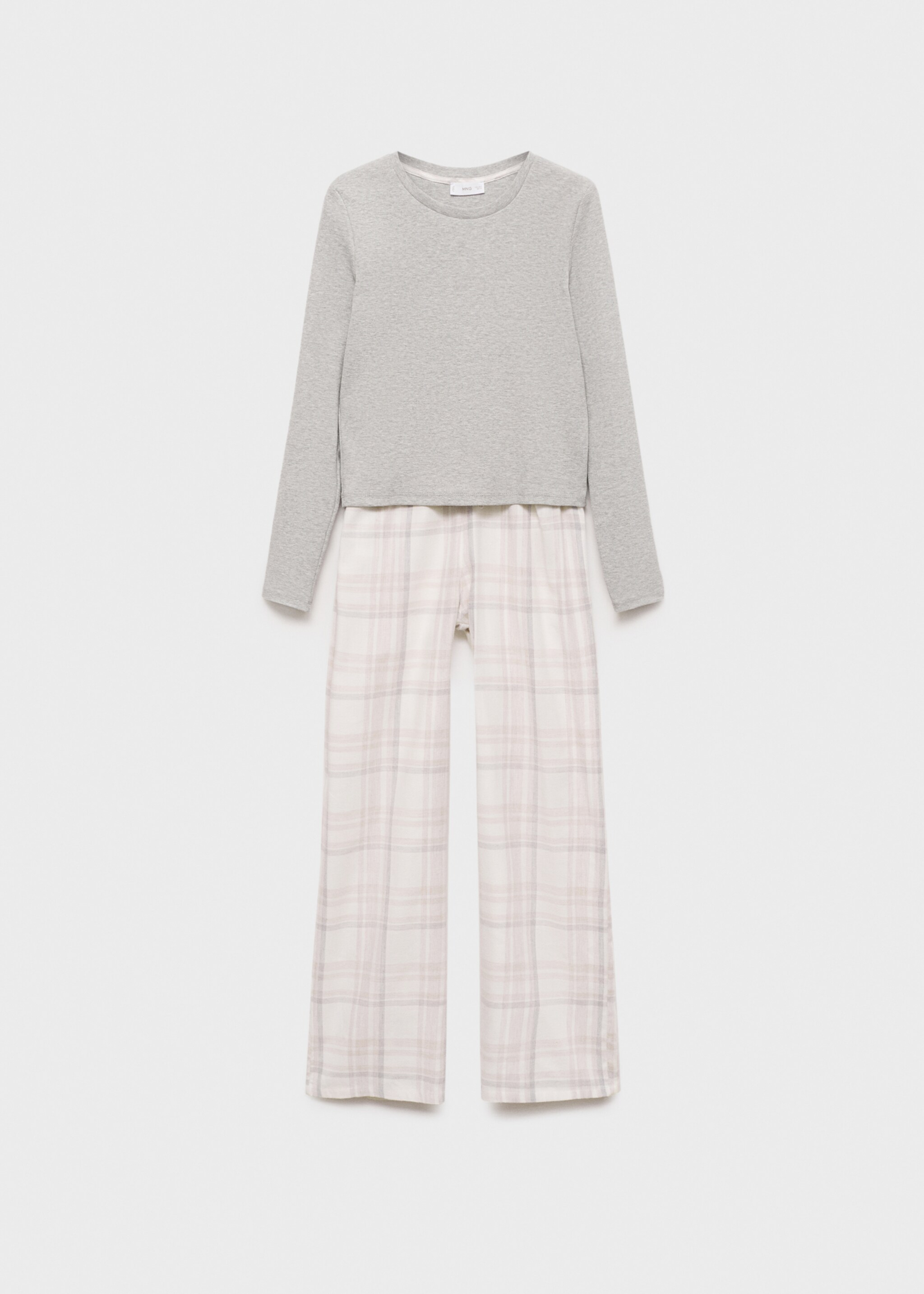 Checked cotton pyjamas - Article without model