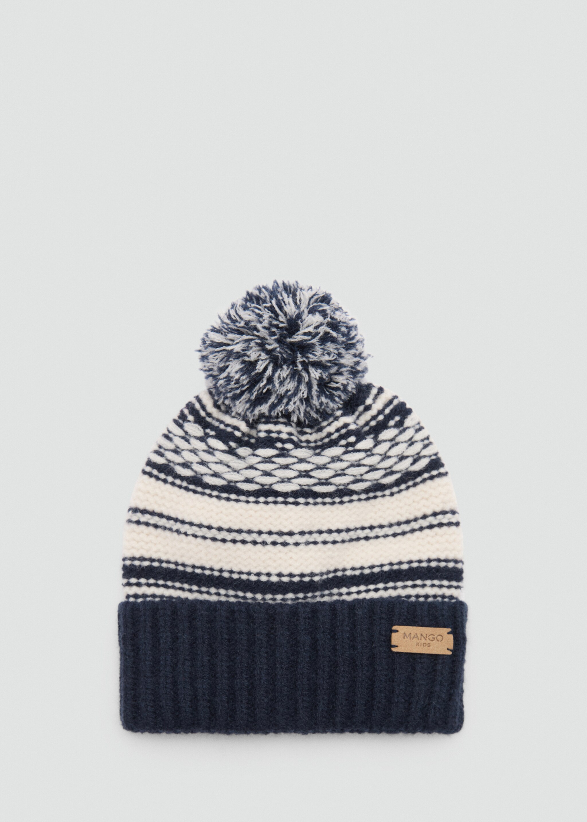 Jacquard pompom beanie - Article without model