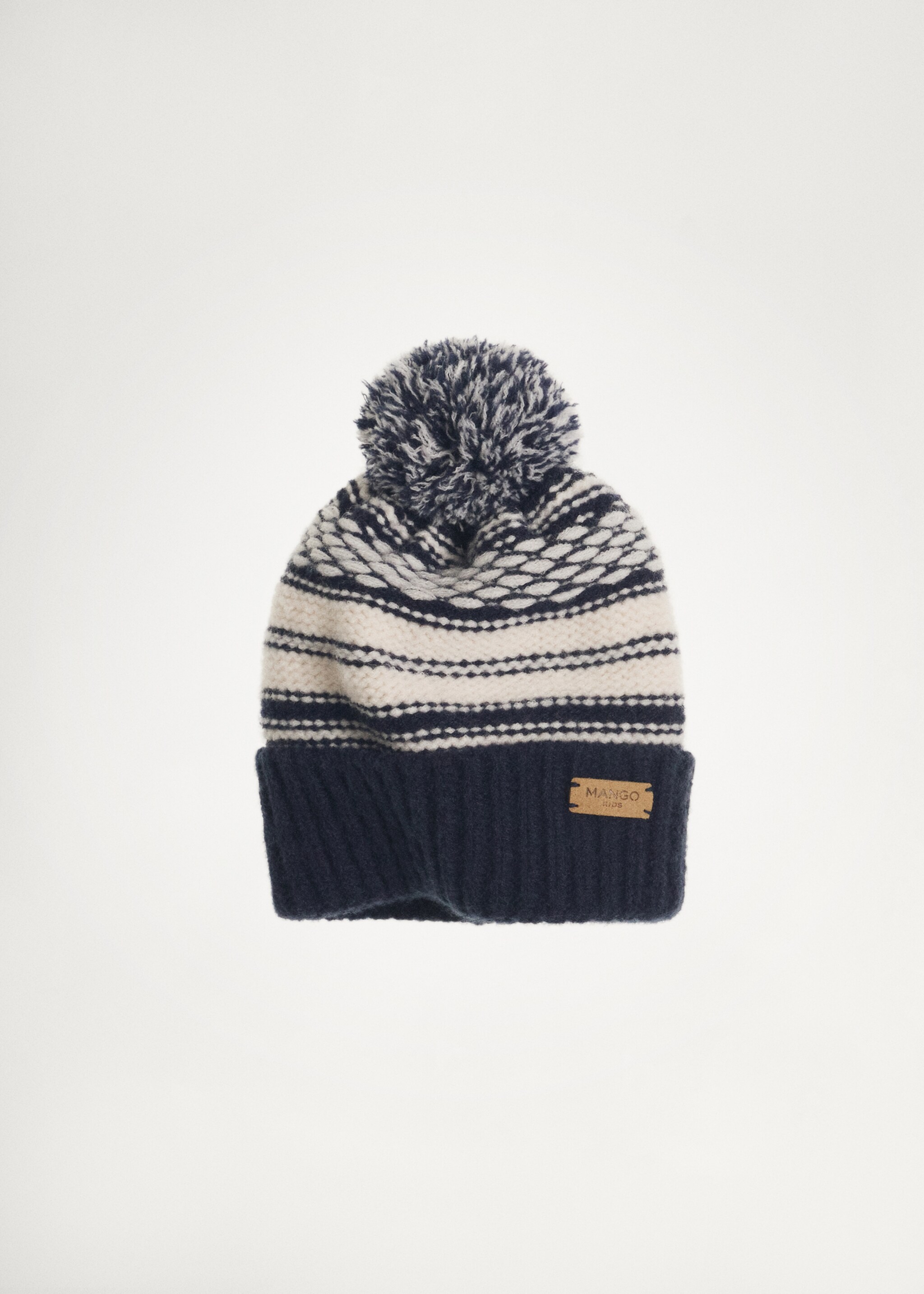 Jacquard pompom beanie - Details of the article 6