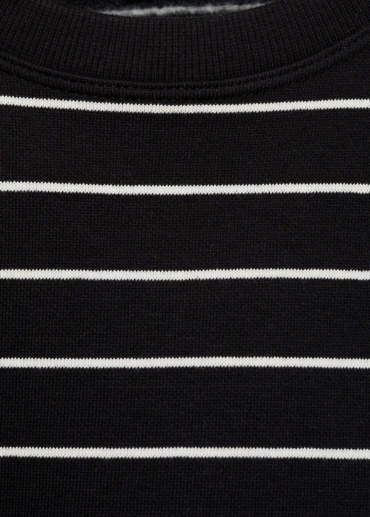 Striped cotton-blend sweatshirt - Details of the article 8