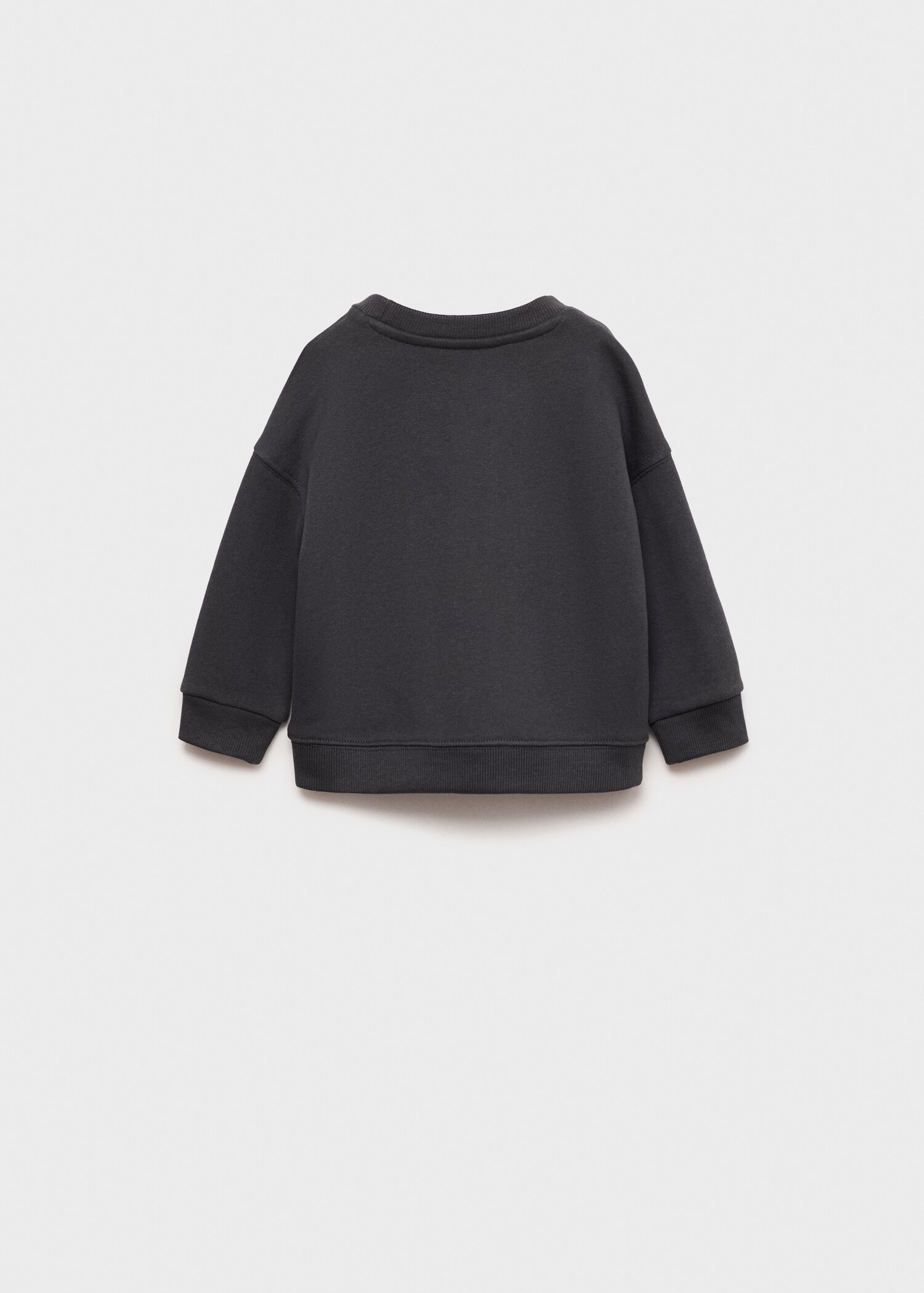 Bedrukt katoenen sweatshirt - Achterkant van het artikel