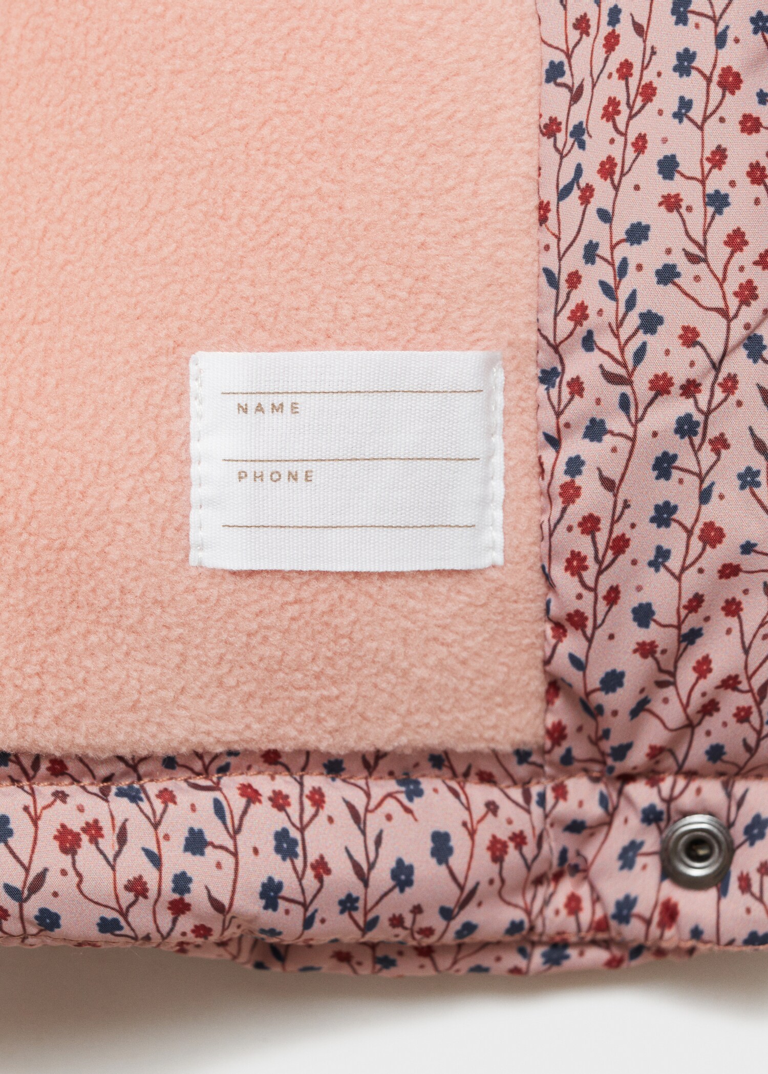 Flowers print quilted anorak - Details of the article 0