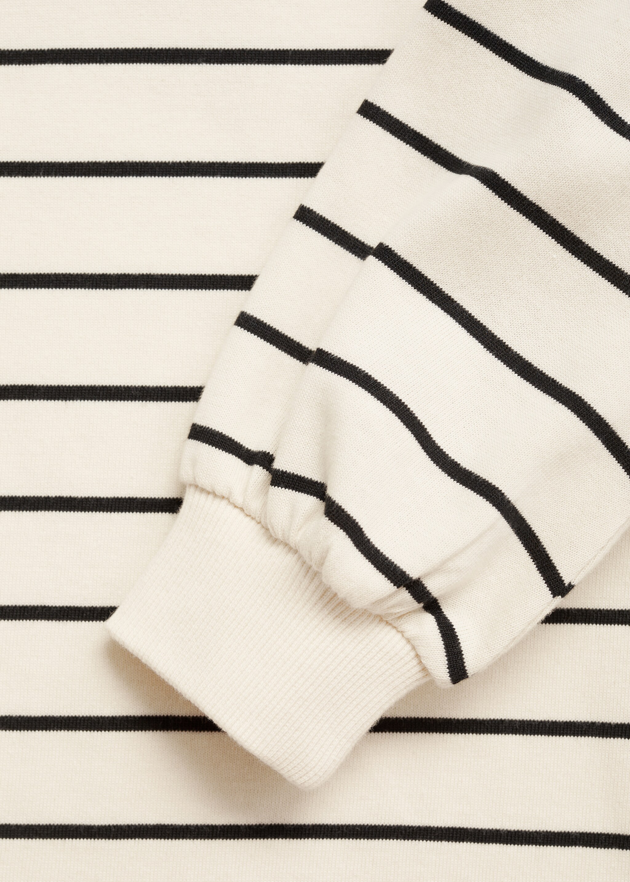Striped cotton dress - Details of the article 0, Ecru. Ref: 77046740-00.