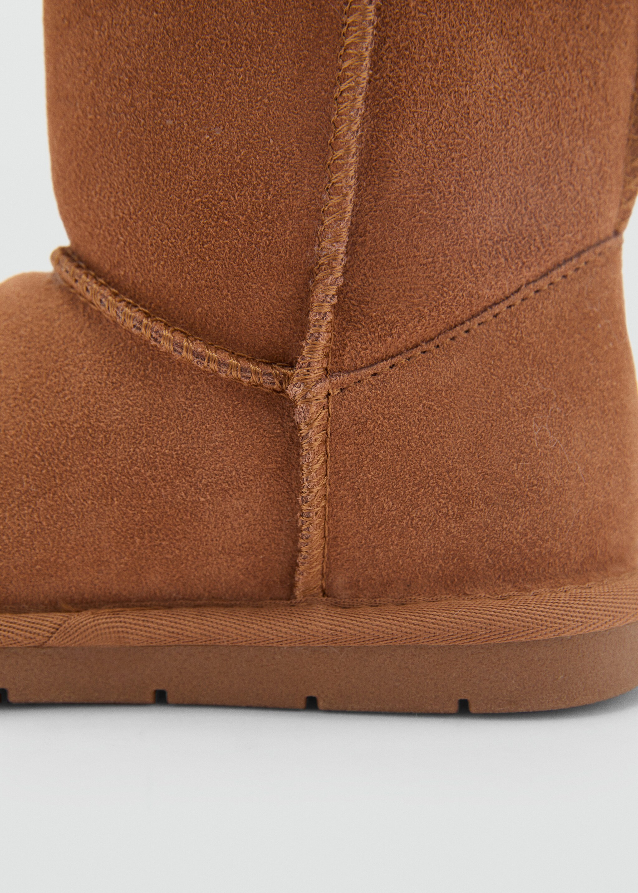 Bota pell interior pèl - Detall de l'article 1, Marró mitjà. Ref: 77046744-00.