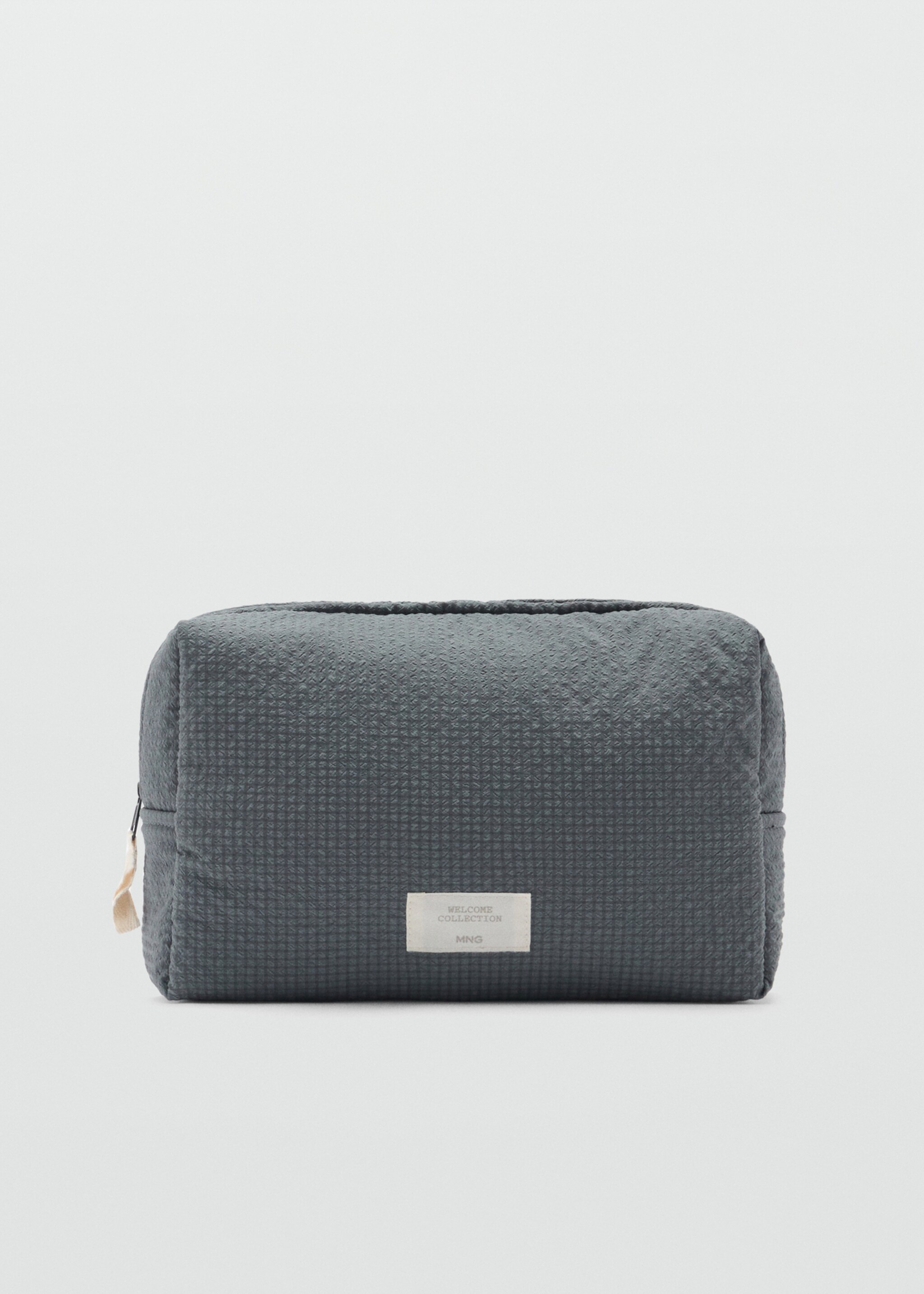 Large cosmetics bag - Article without model, Charcoal. Ref: 77046748-00.