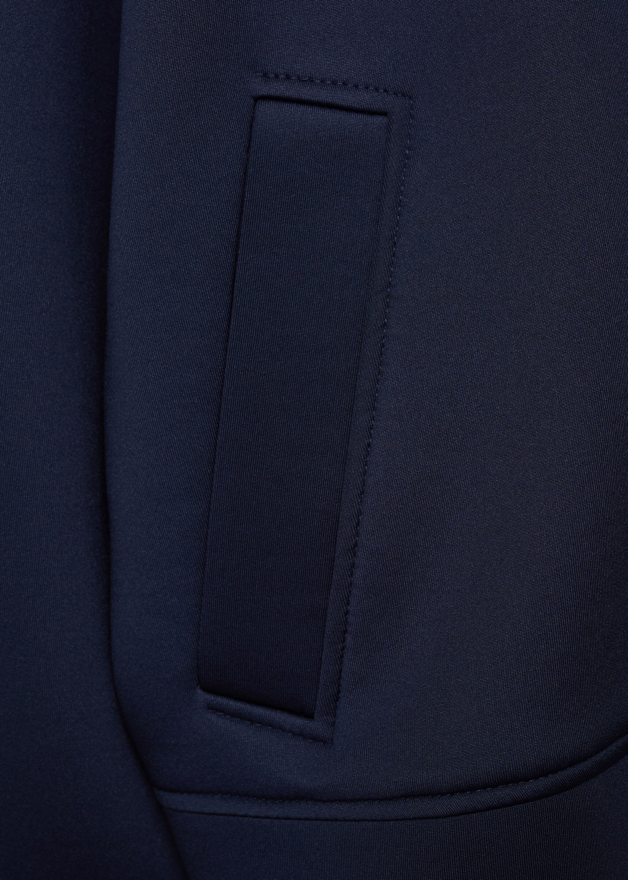 Cropped bomber jacket - Details of the article 0, Dark Navy. Ref: 77046756-00.