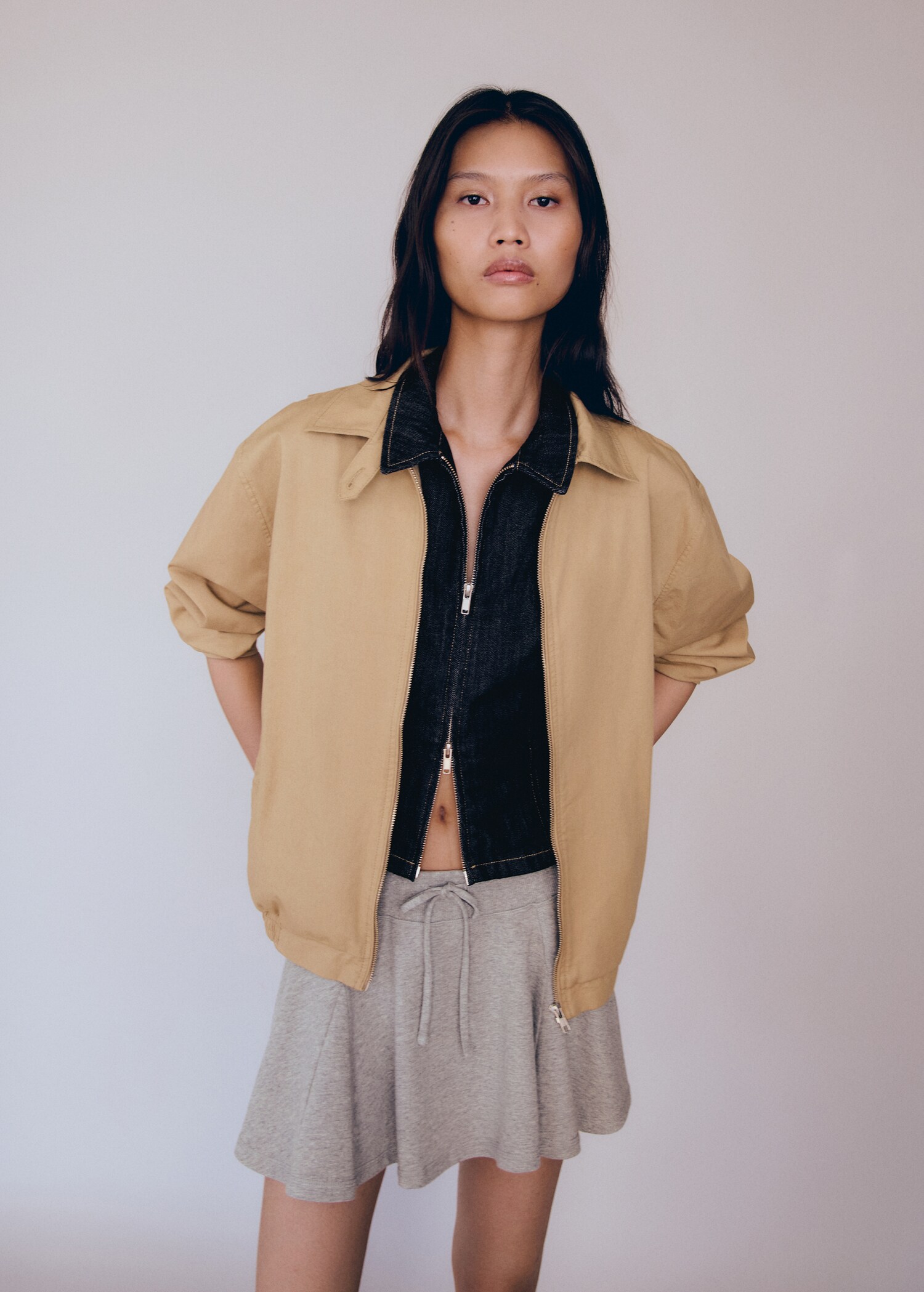 Oversized bomber jacket - Medium plane
