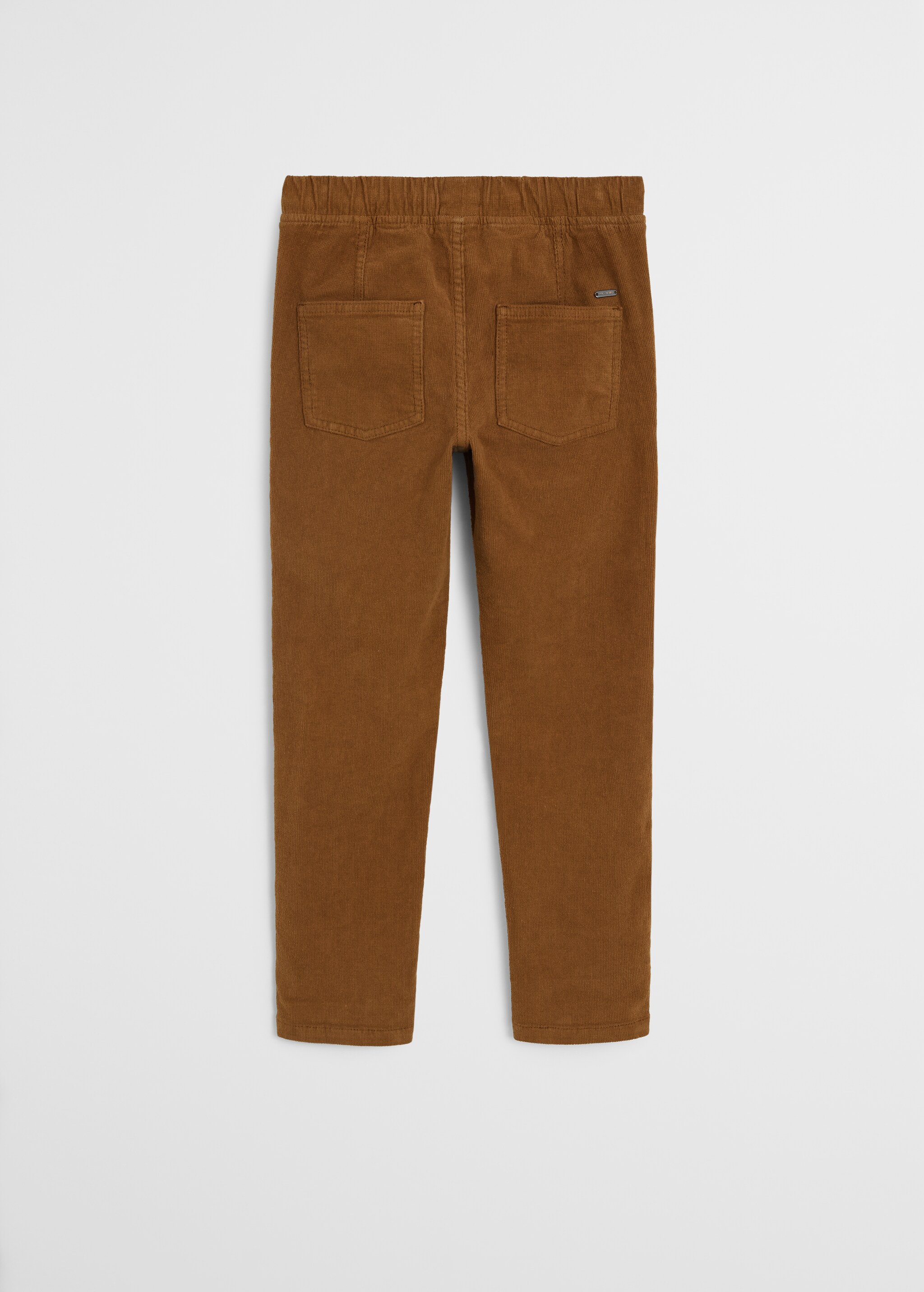 Pantalón recto mircopana - Reverso del artículo