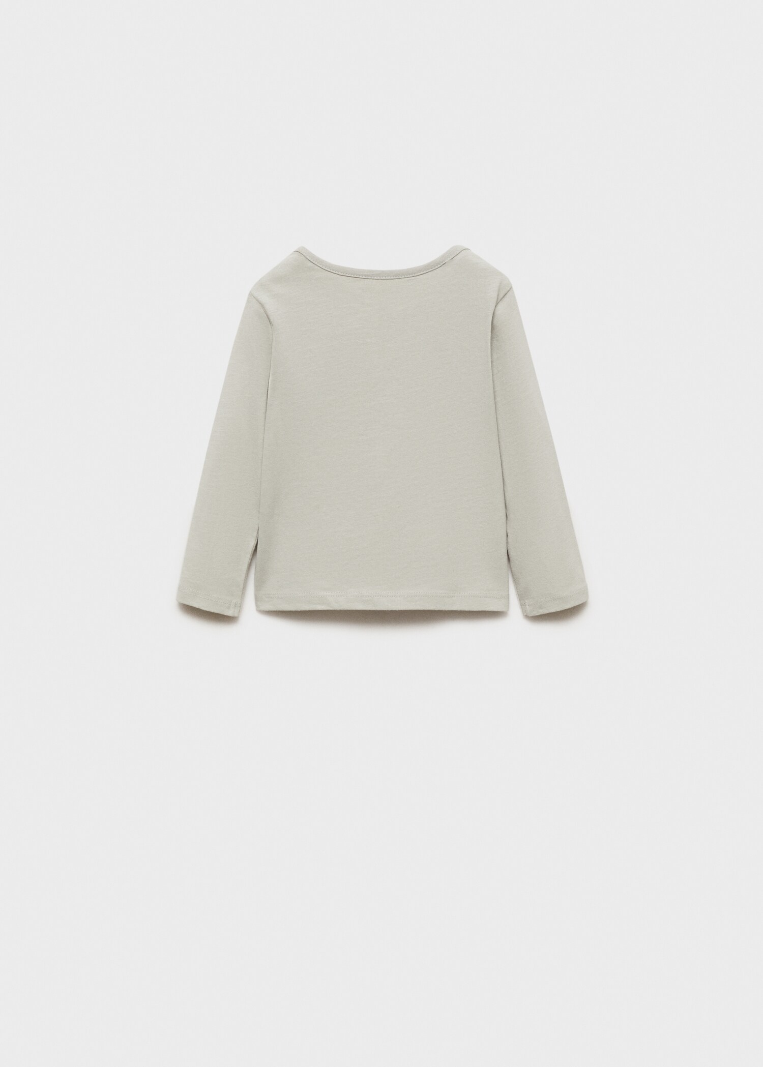 Long-sleeved t-shirt with pocket - Reverse of the article