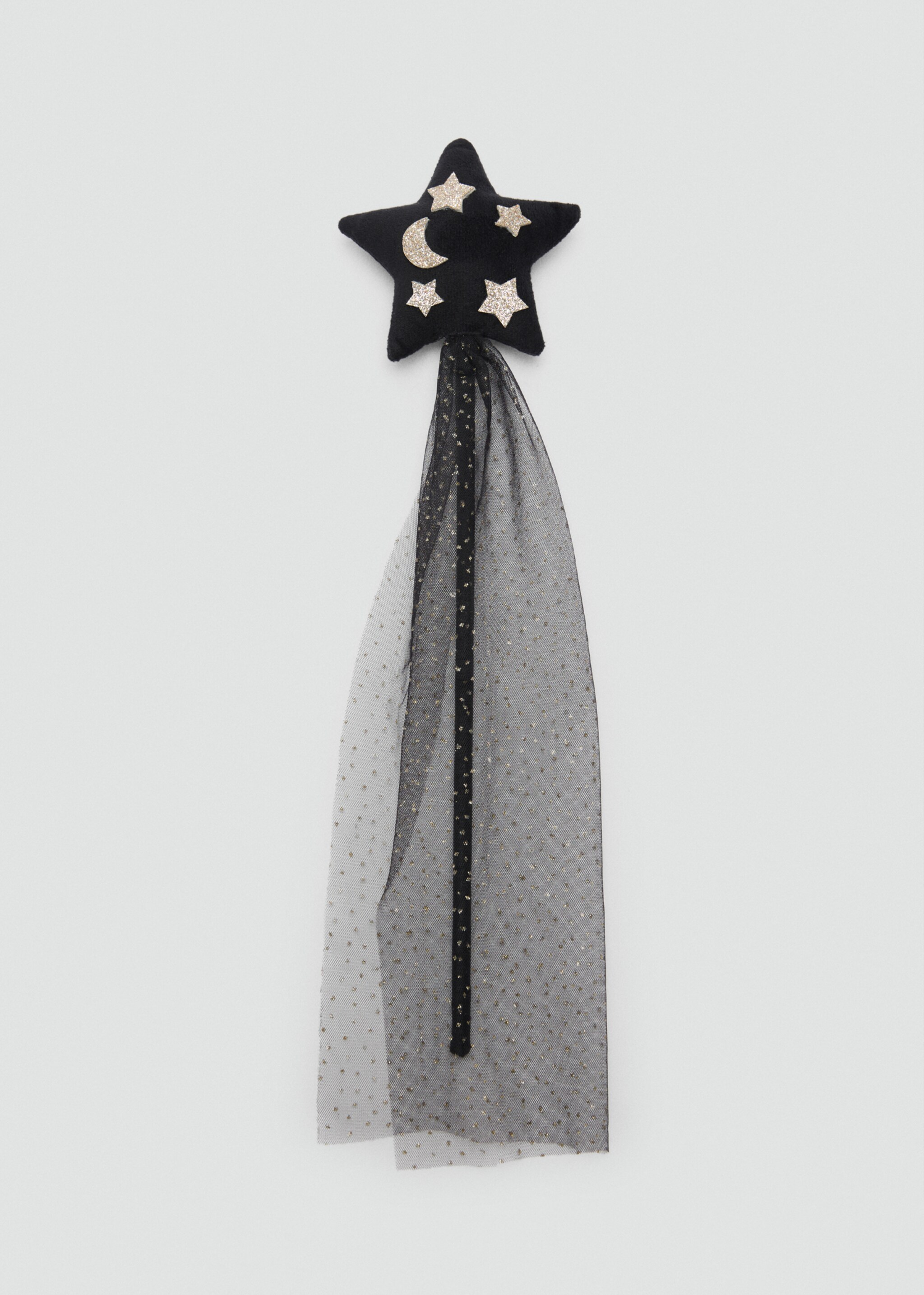 Glitter and tulle star costume wand - Article without model