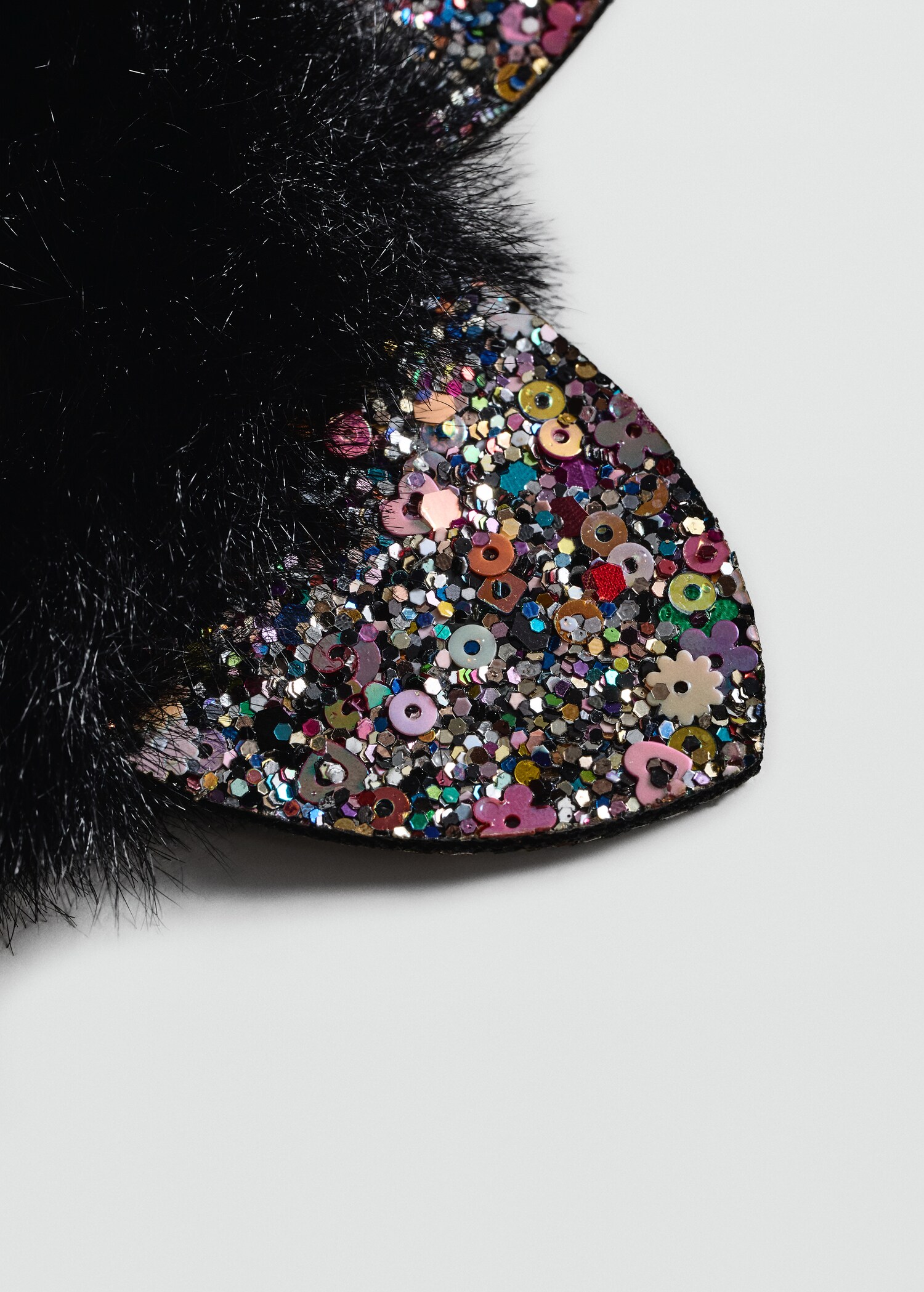 Scrunchie mit Glitzer-Öhrchen - Mittlere Ansicht