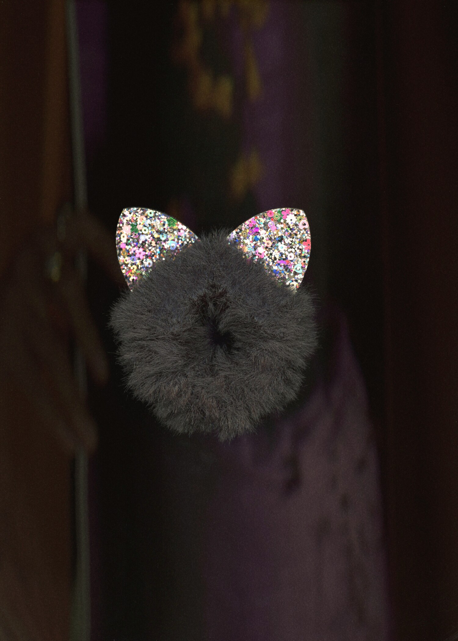 Scrunchie mit Glitzer-Öhrchen - Detail des Artikels 5