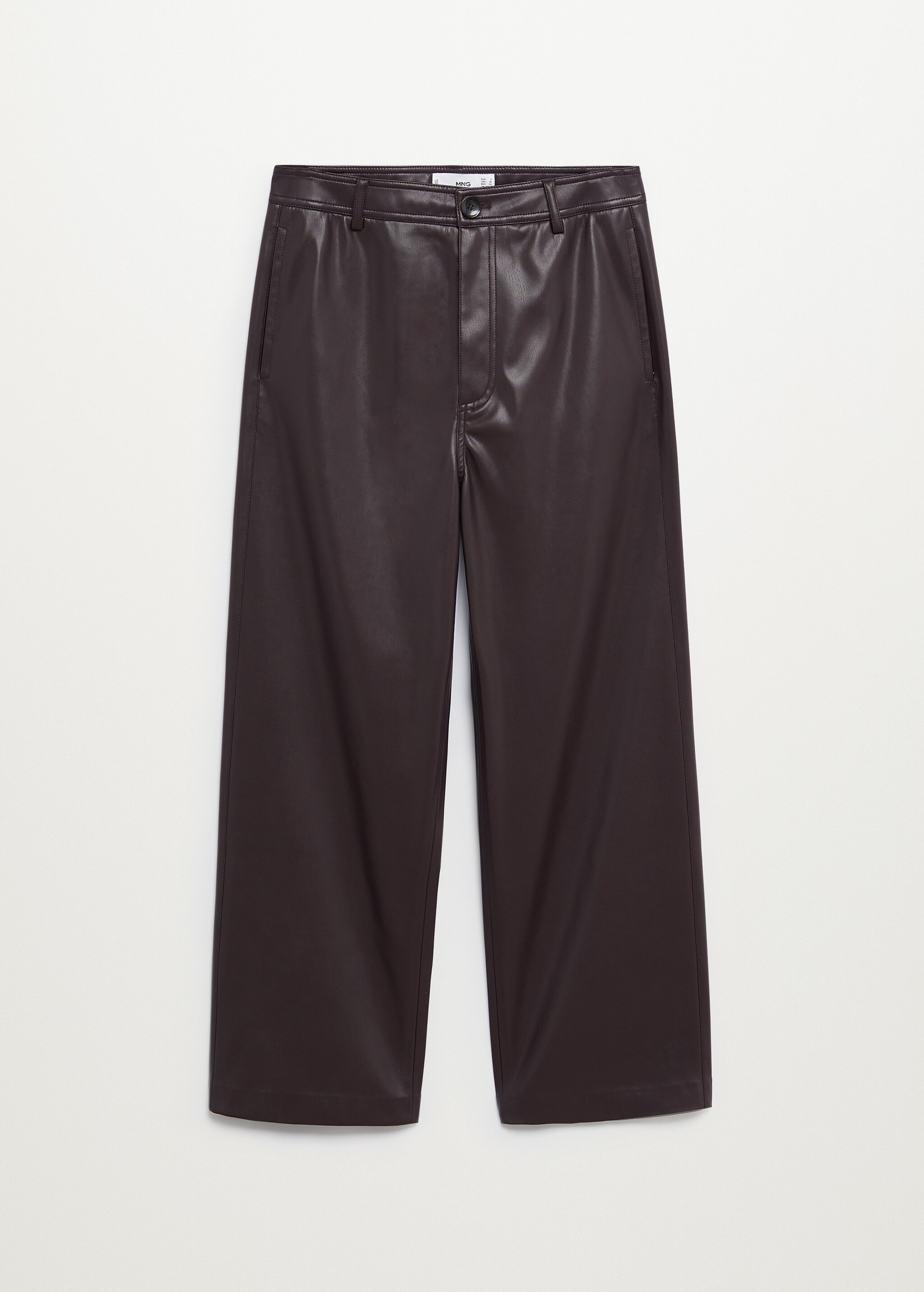 Pantalón culotte efecto piel - Artículo sin modelo