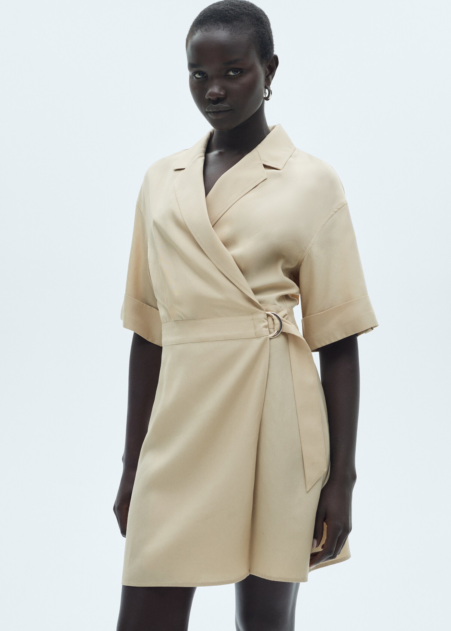 Robe Lyocell ceinture - Plan moyen