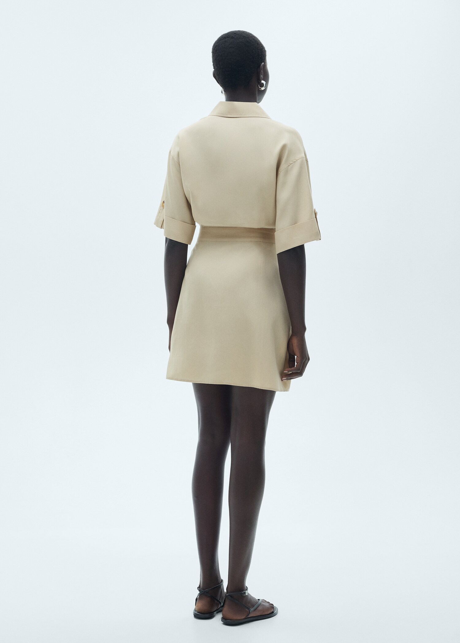 Robe Lyocell ceinture - Verso de l’article