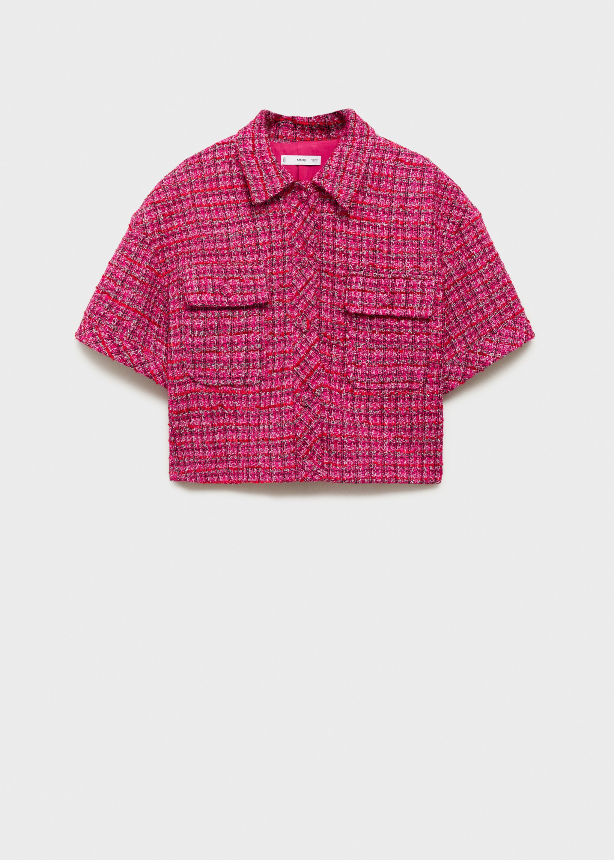 Veste tweed manches courtes - Article sans modèle