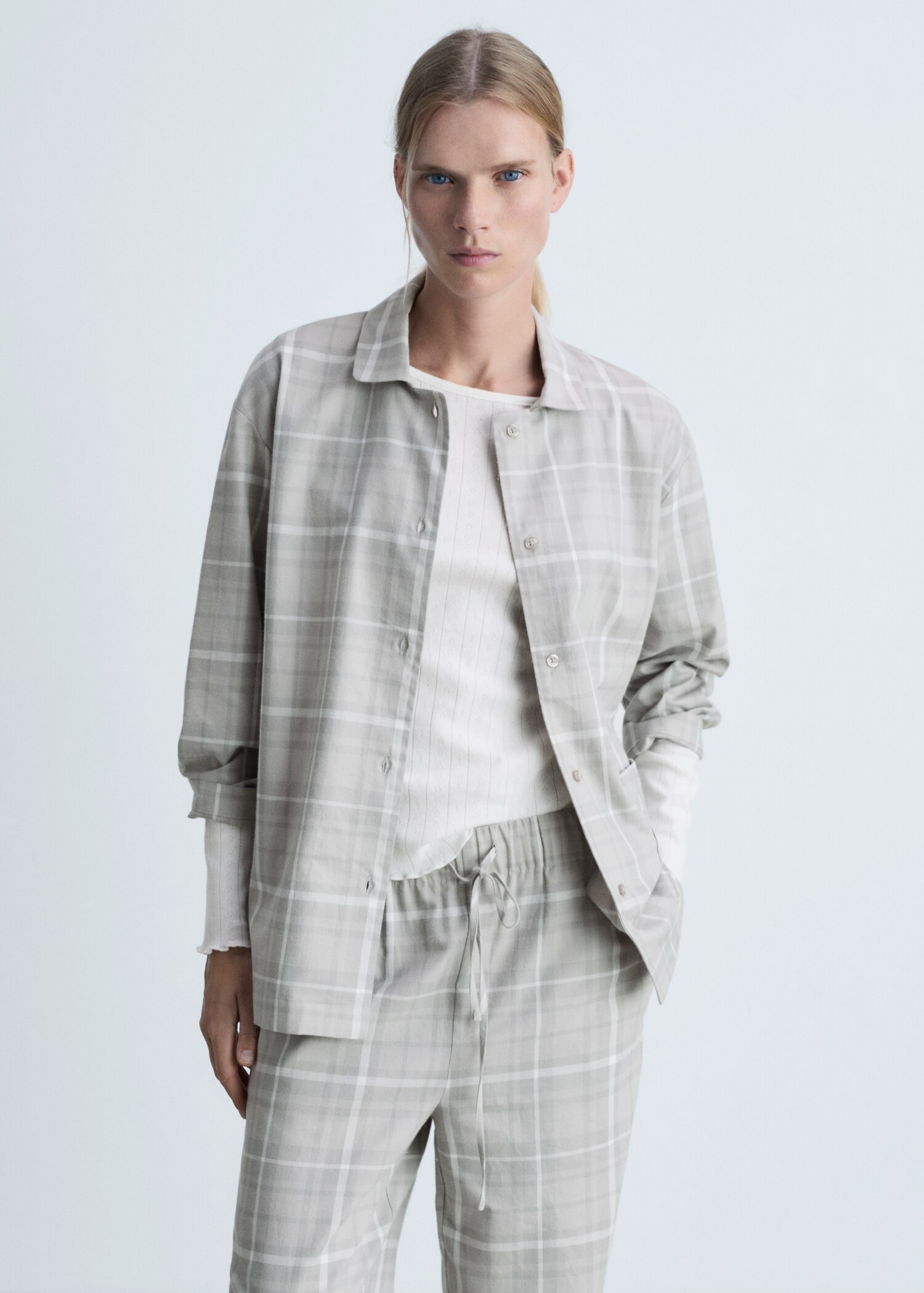 Organic cotton pyjama trousers - Details of the article 1