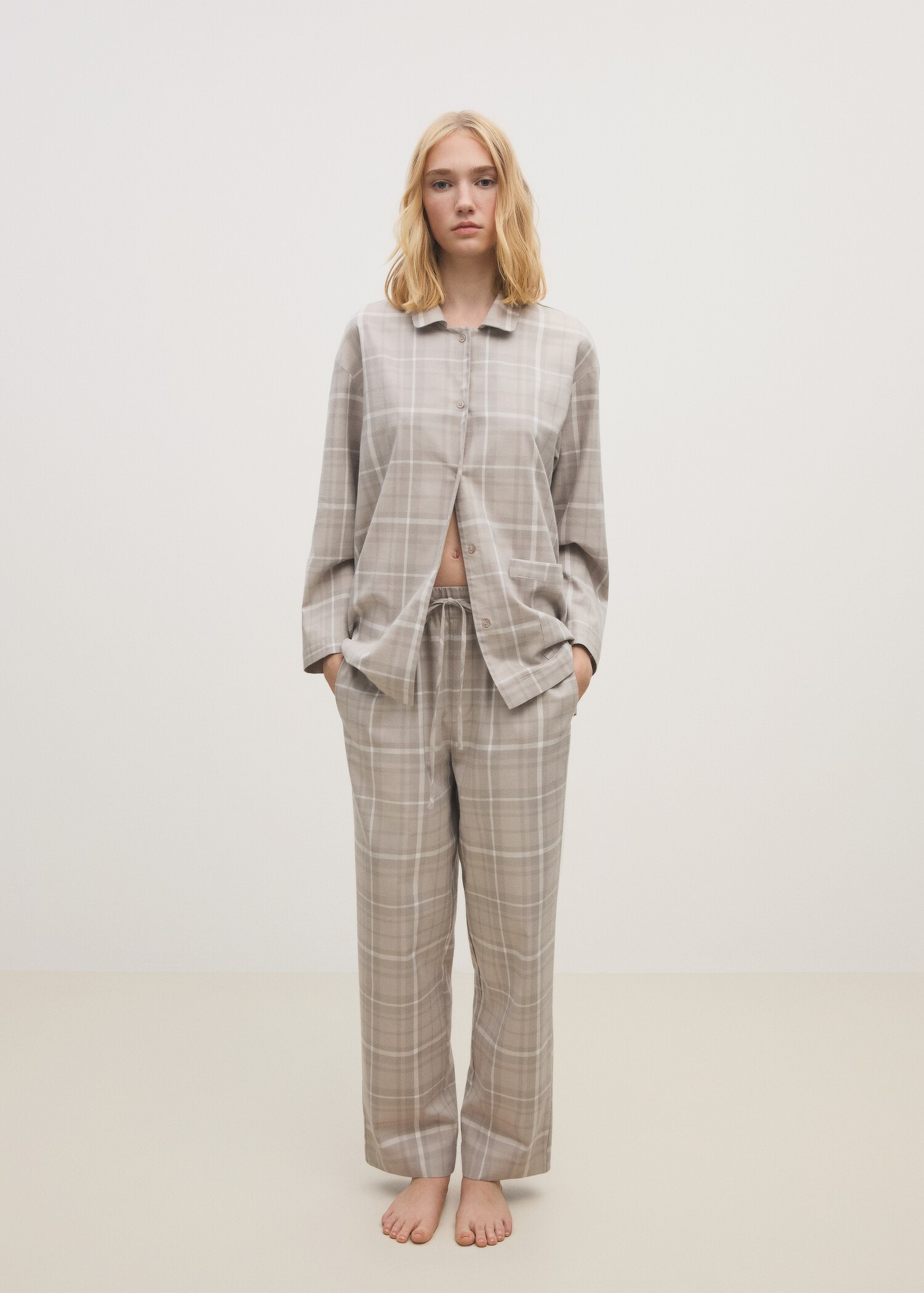 Organic cotton pyjama trousers - Details of the article 6