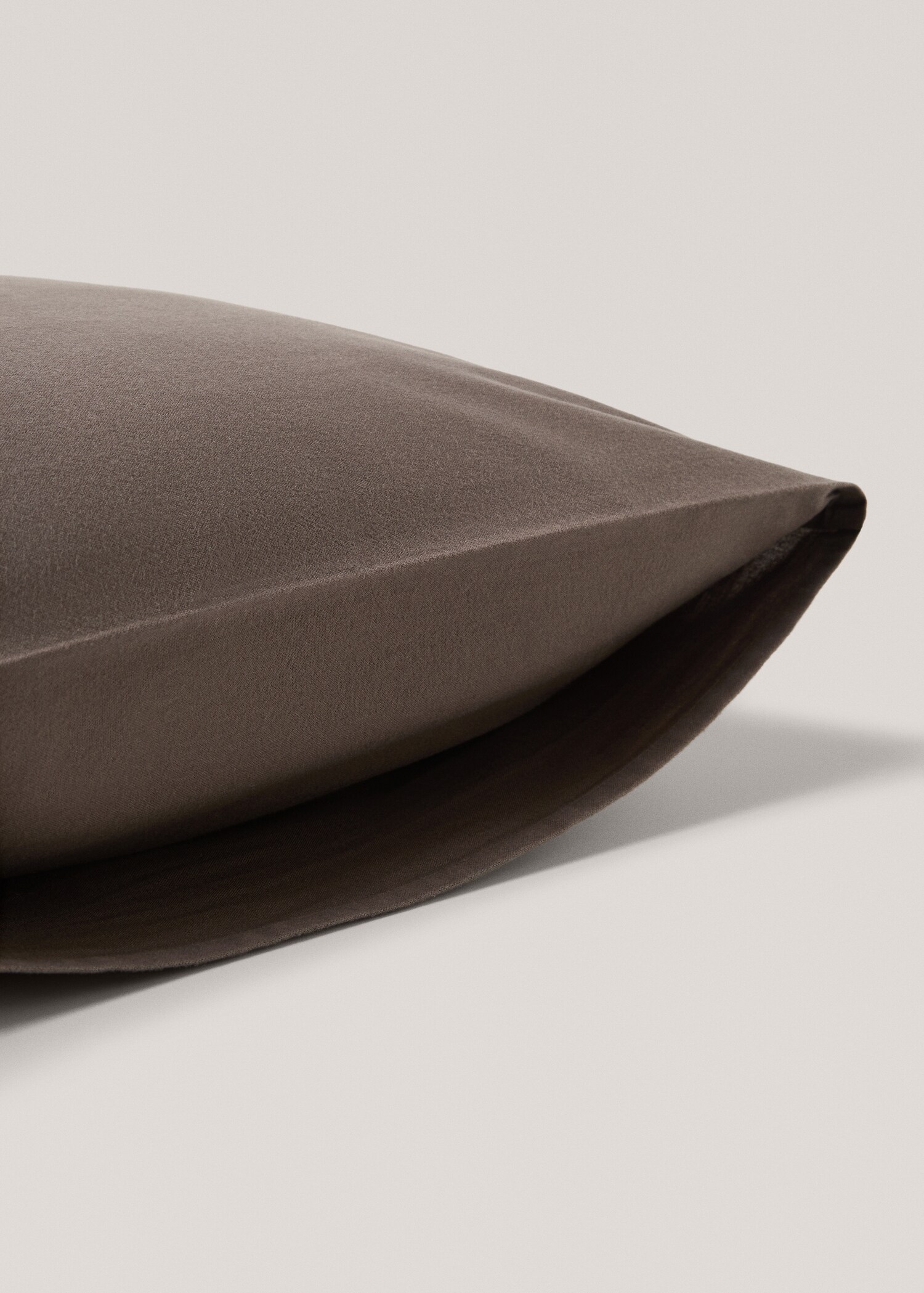 Plain flannel pillowcase 50x75cm - Details of the article 3