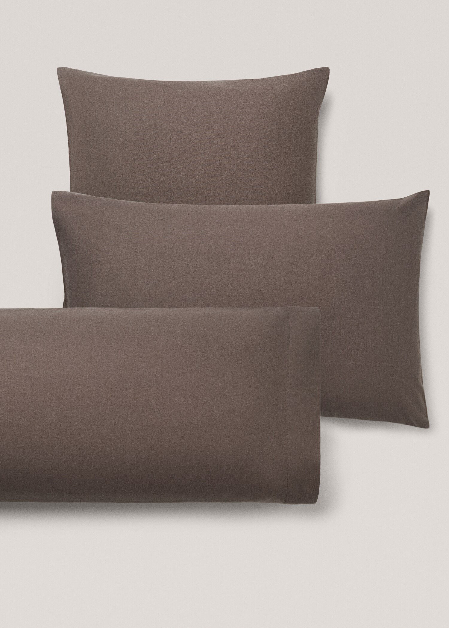 Plain flannel pillowcase 50x75cm - Details of the article 4