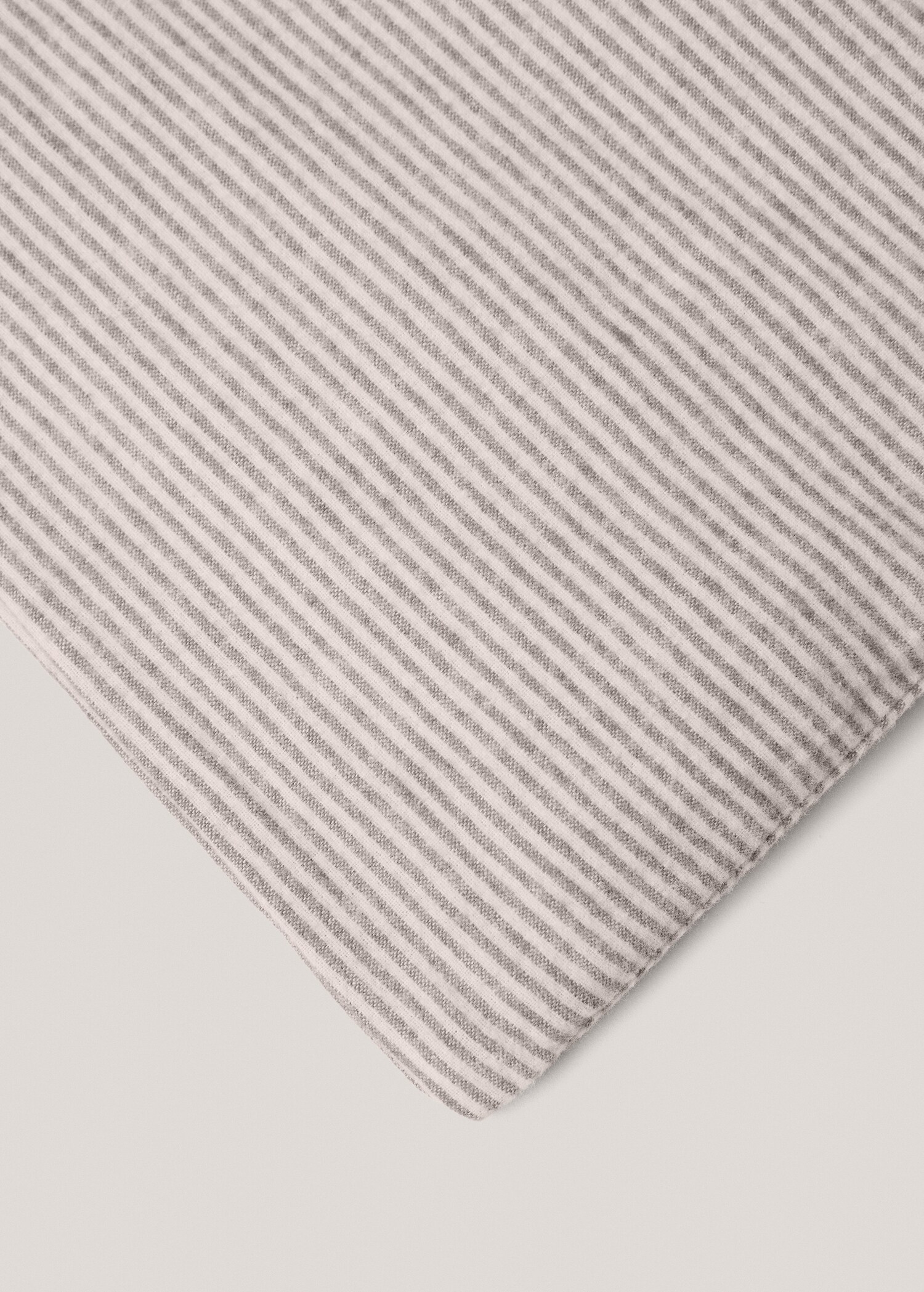 Gestreifter Bettbezug aus Baumwoll-Flanell für 180 cm Bett - Detail des Artikels 2