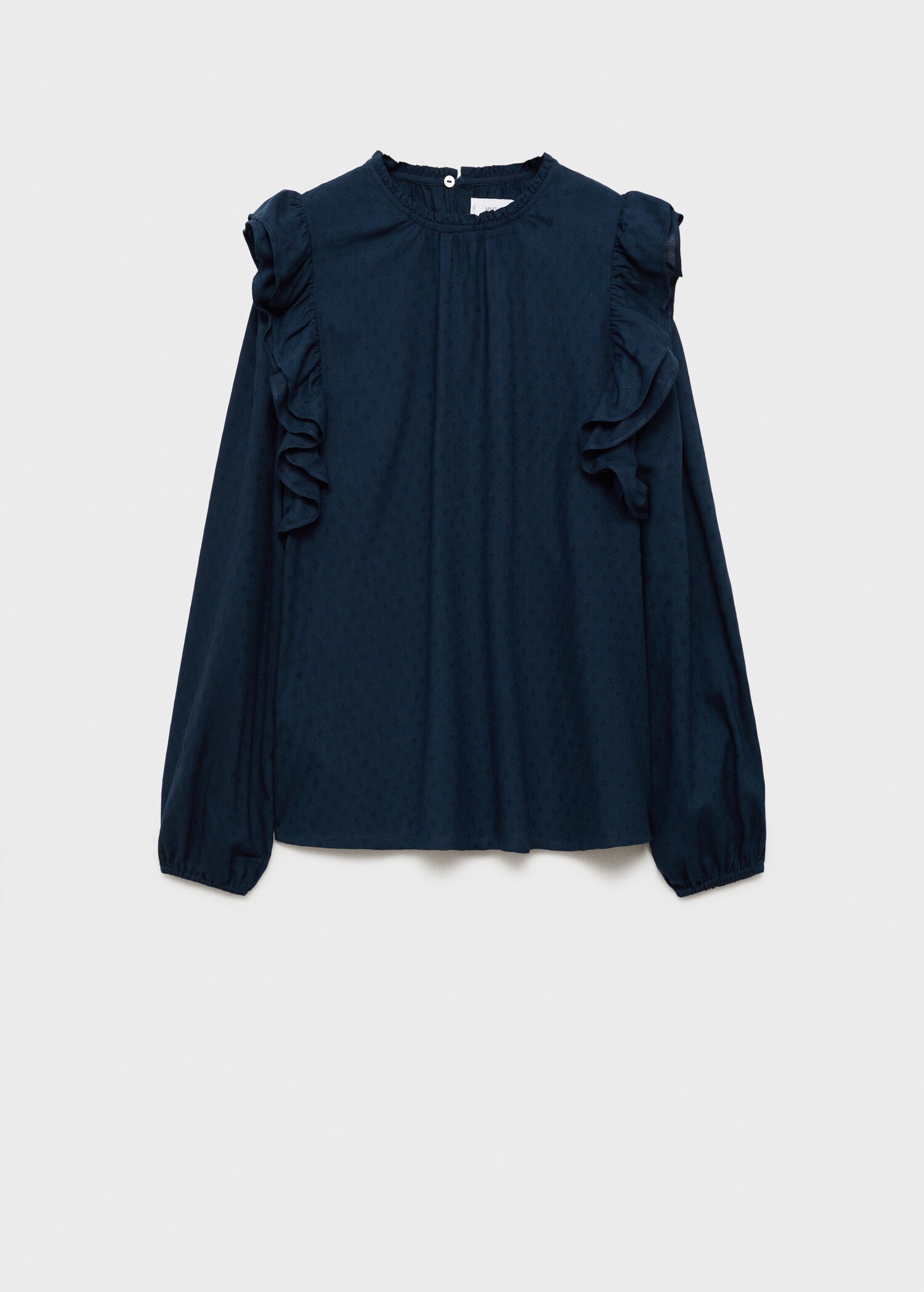 Frills embroidered shirt - Article without model