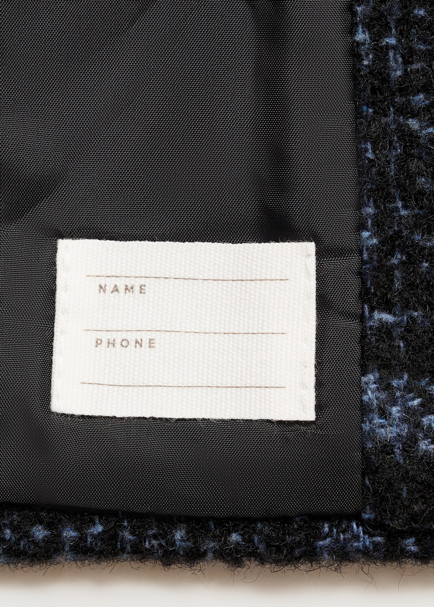 Manteau à carreaux en laine - Détail de l'article 0