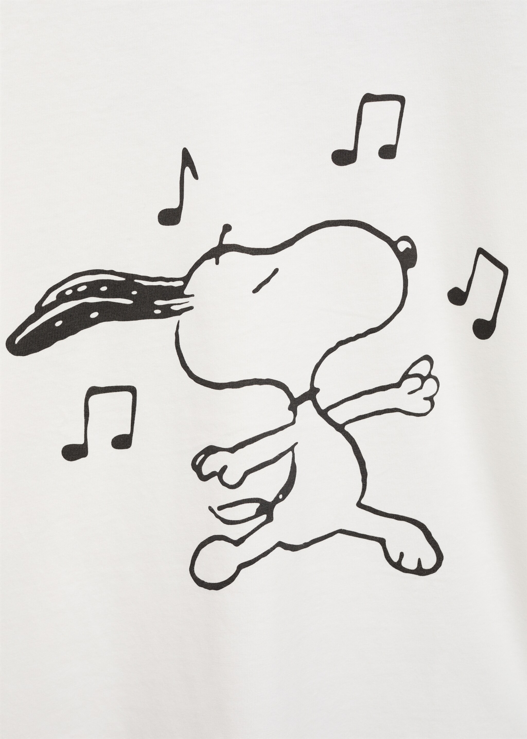 Snoopy long-sleeved t-shirt - Details of the article 8, Off White. Ref: 77047682-00.