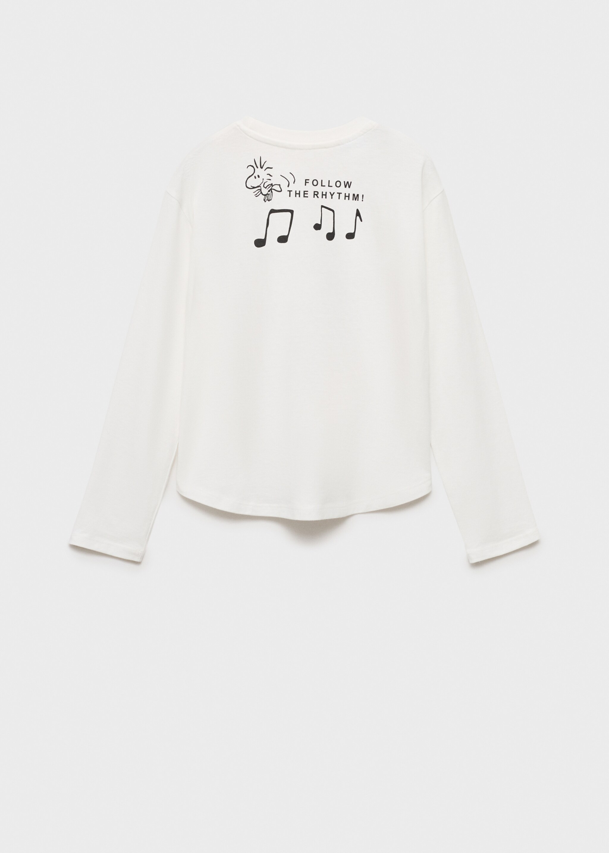 Snoopy long-sleeved t-shirt - Reverse of the article, Off White. Ref: 77047682-00.