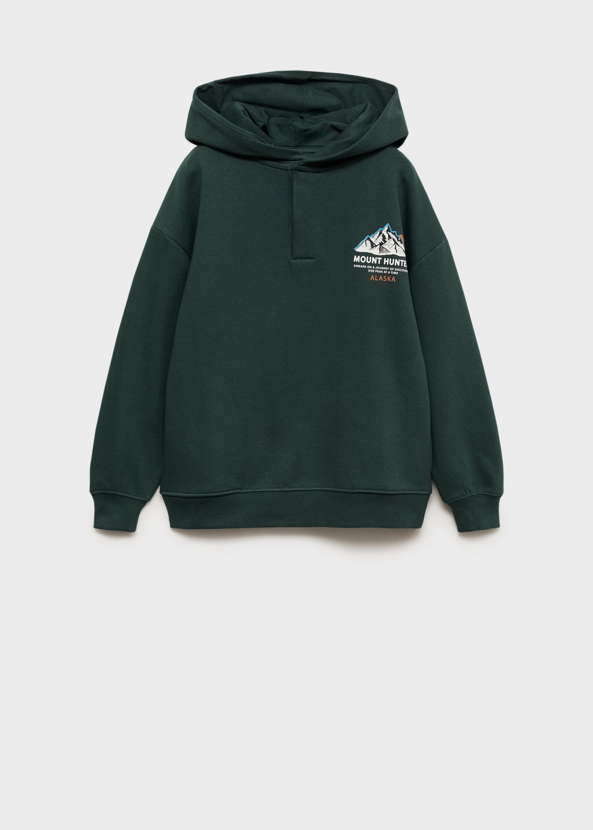Sweatshirt com gola de polo - Artigo sem modelo, Verde-escuro. Ref: 77047684-00.