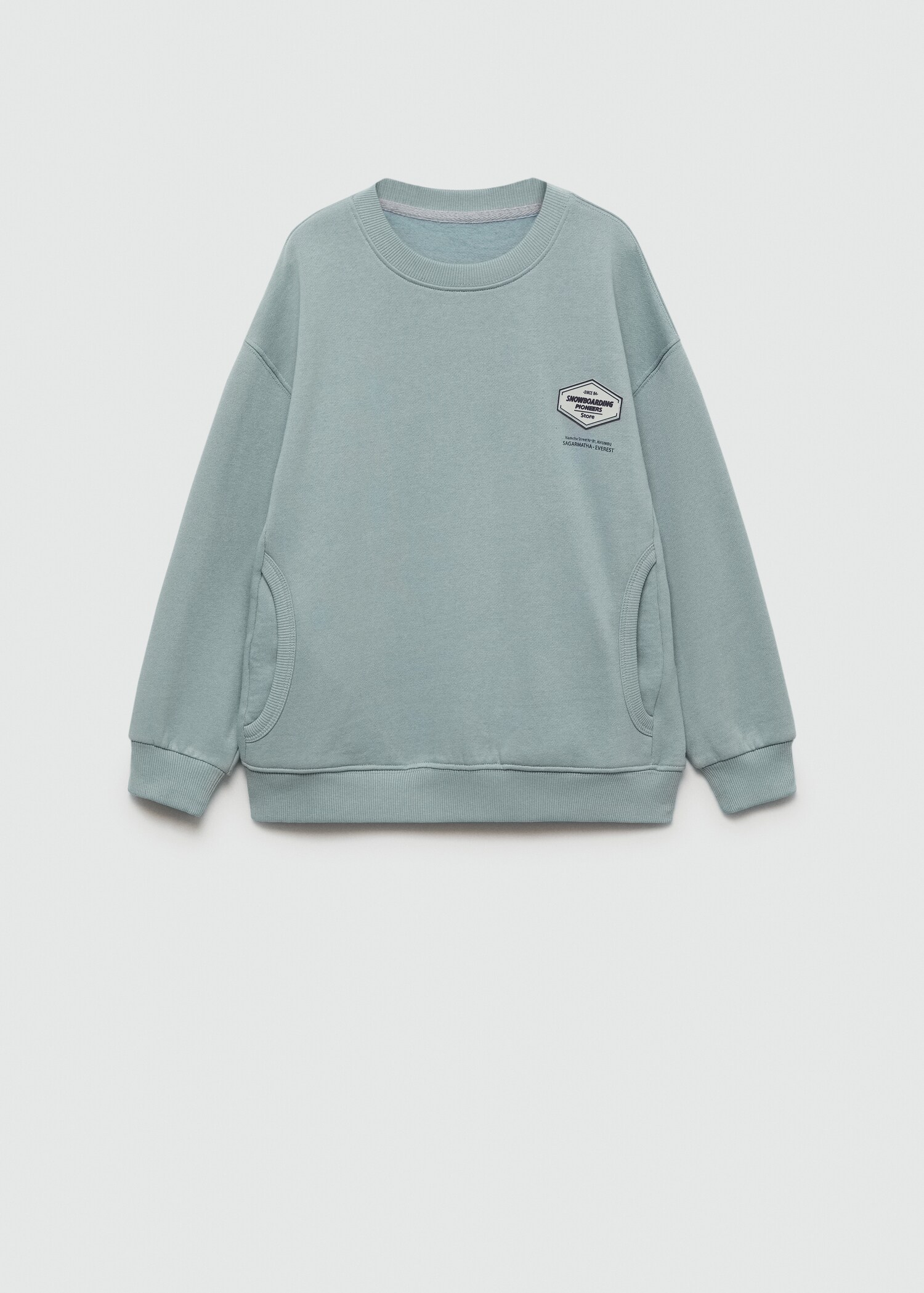 Printed cotton sweatshirt - Article without model