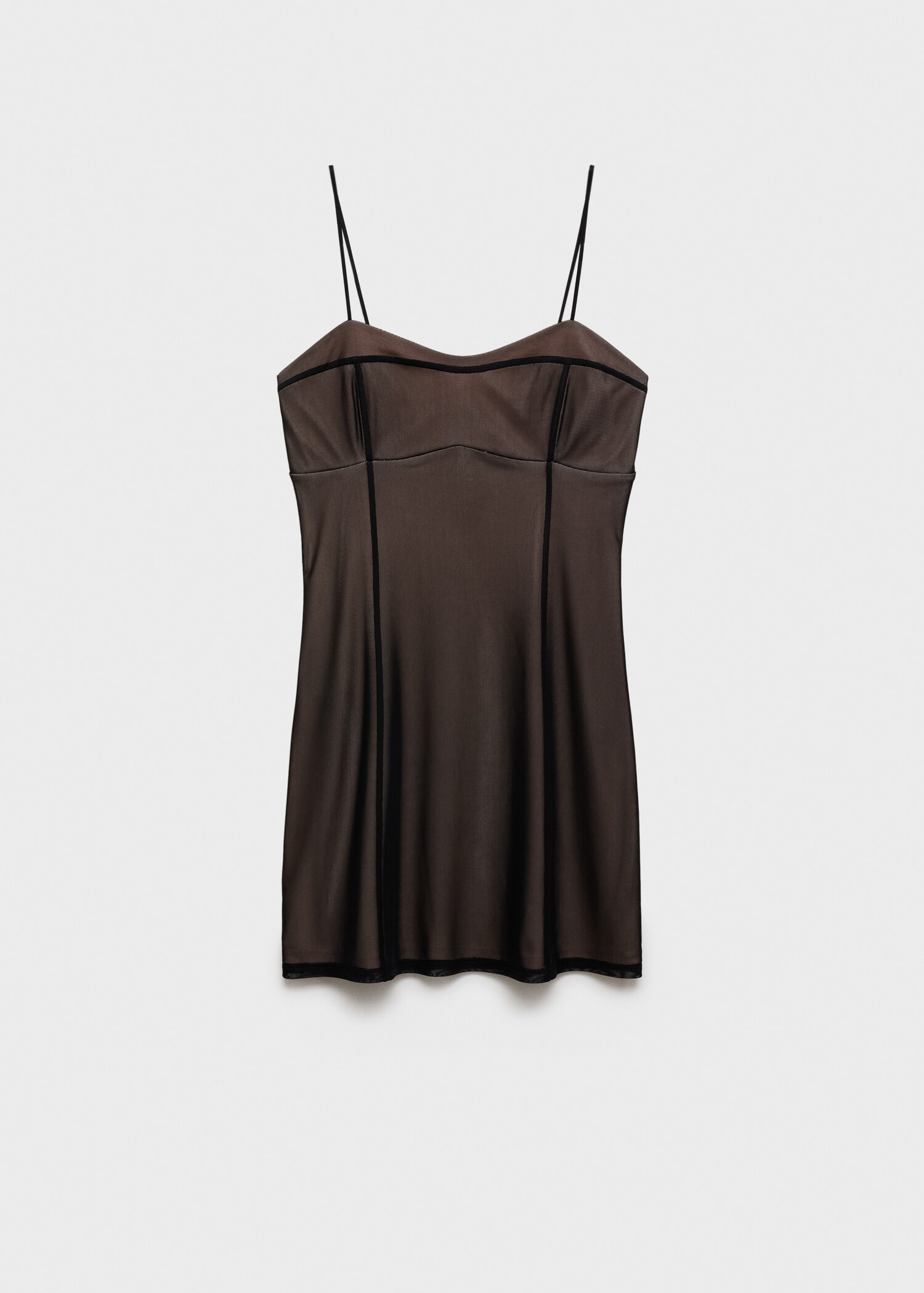 Vestit curt de llenceria mesh - Article sense model