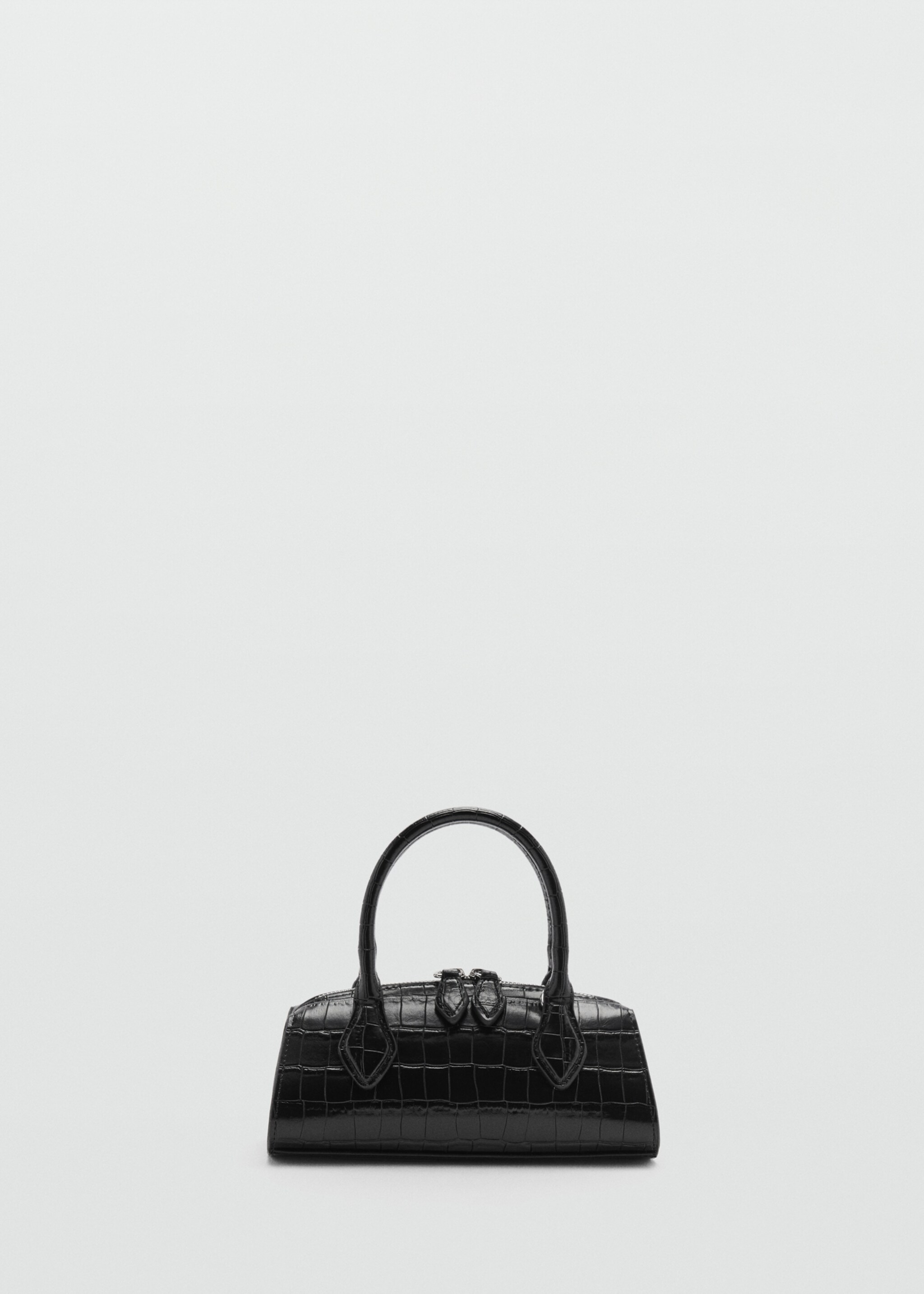 Bolso efecto cocodrilo - Artículo sin modelo, Negro. Ref: 77047695-00.