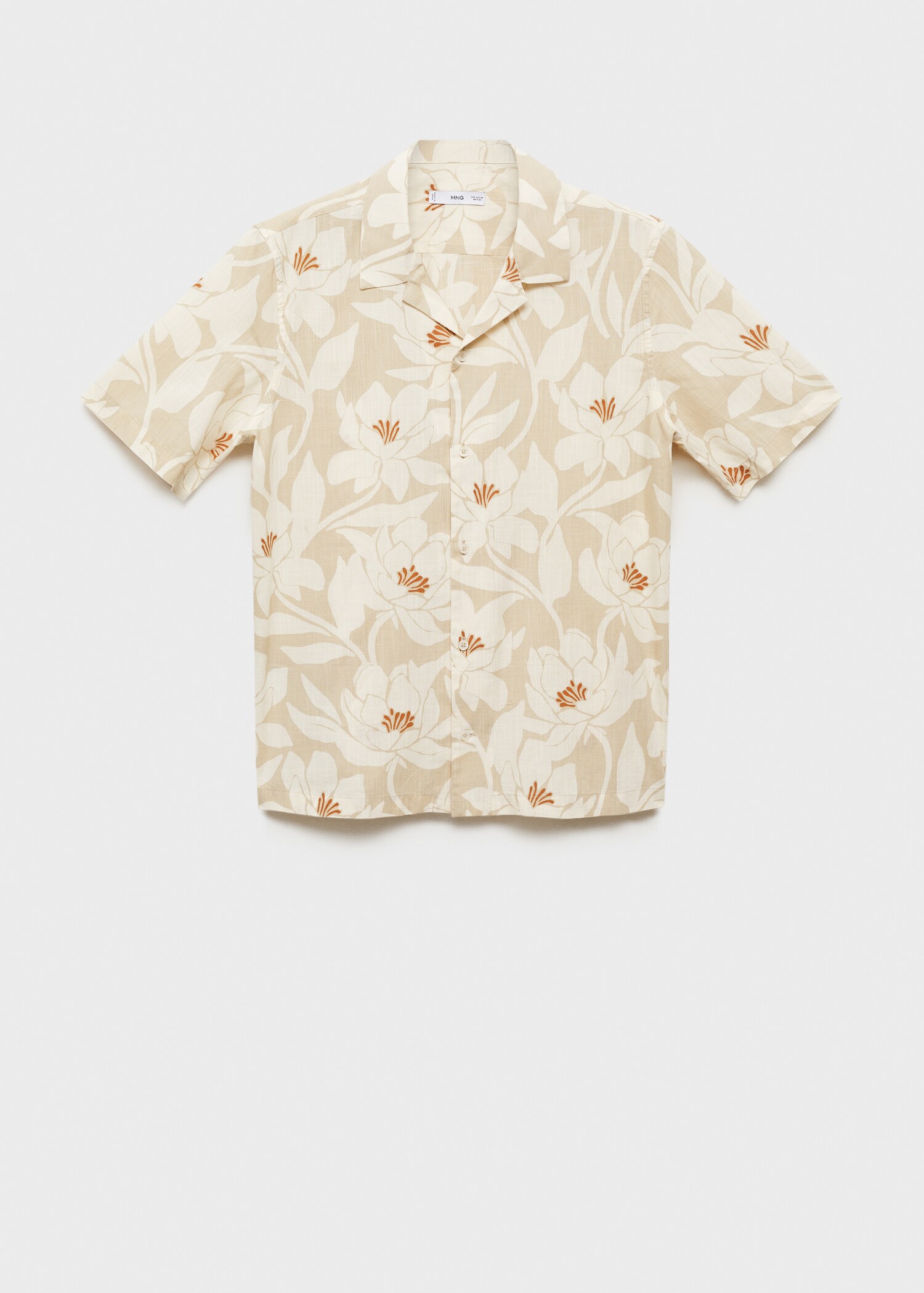 Gemustertes Hawaii-Hemd aus 100 % Baumwolle - Artikel ohne Model