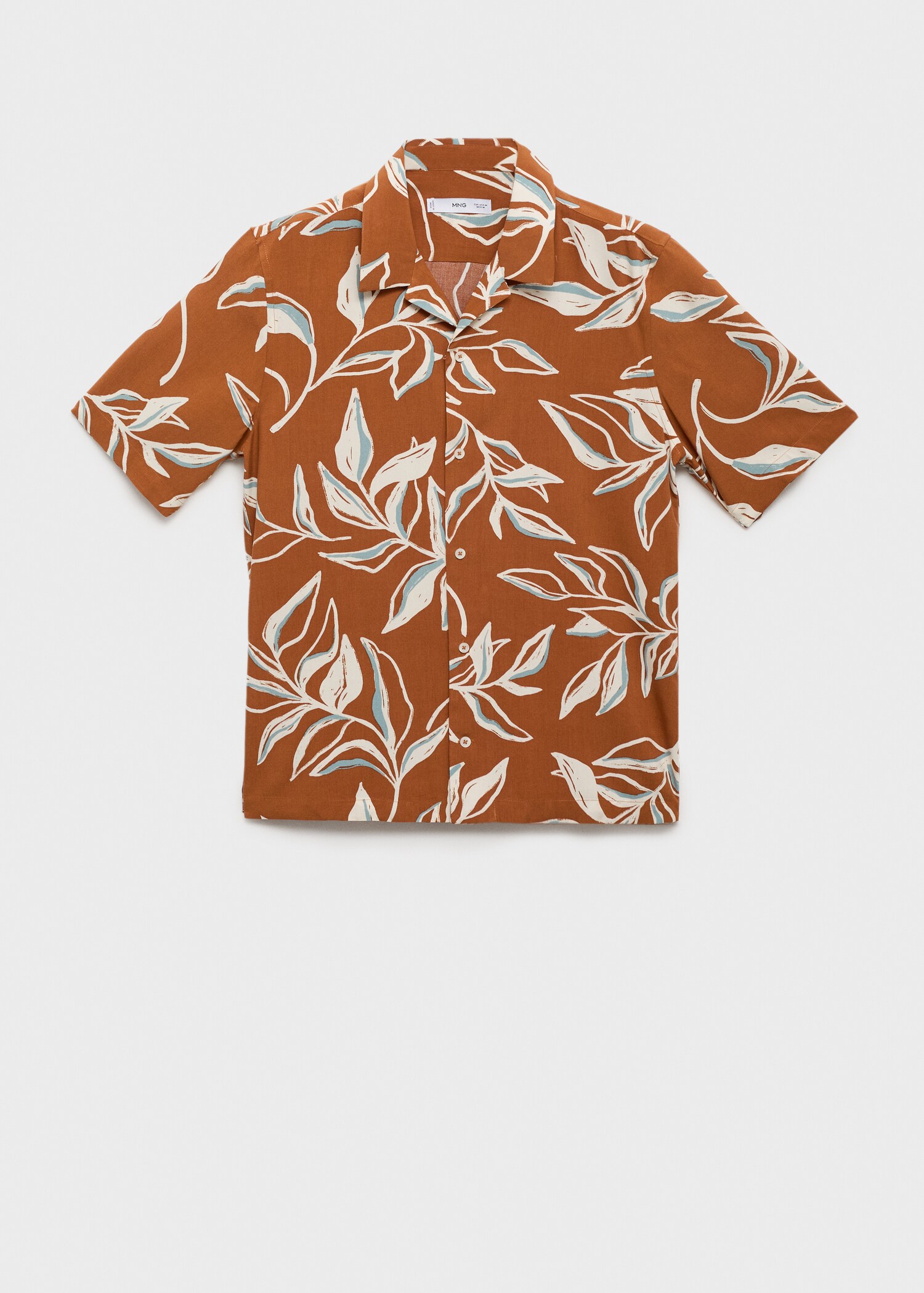 Regular-fit overhemd met hawaïprint - Artikel zonder model